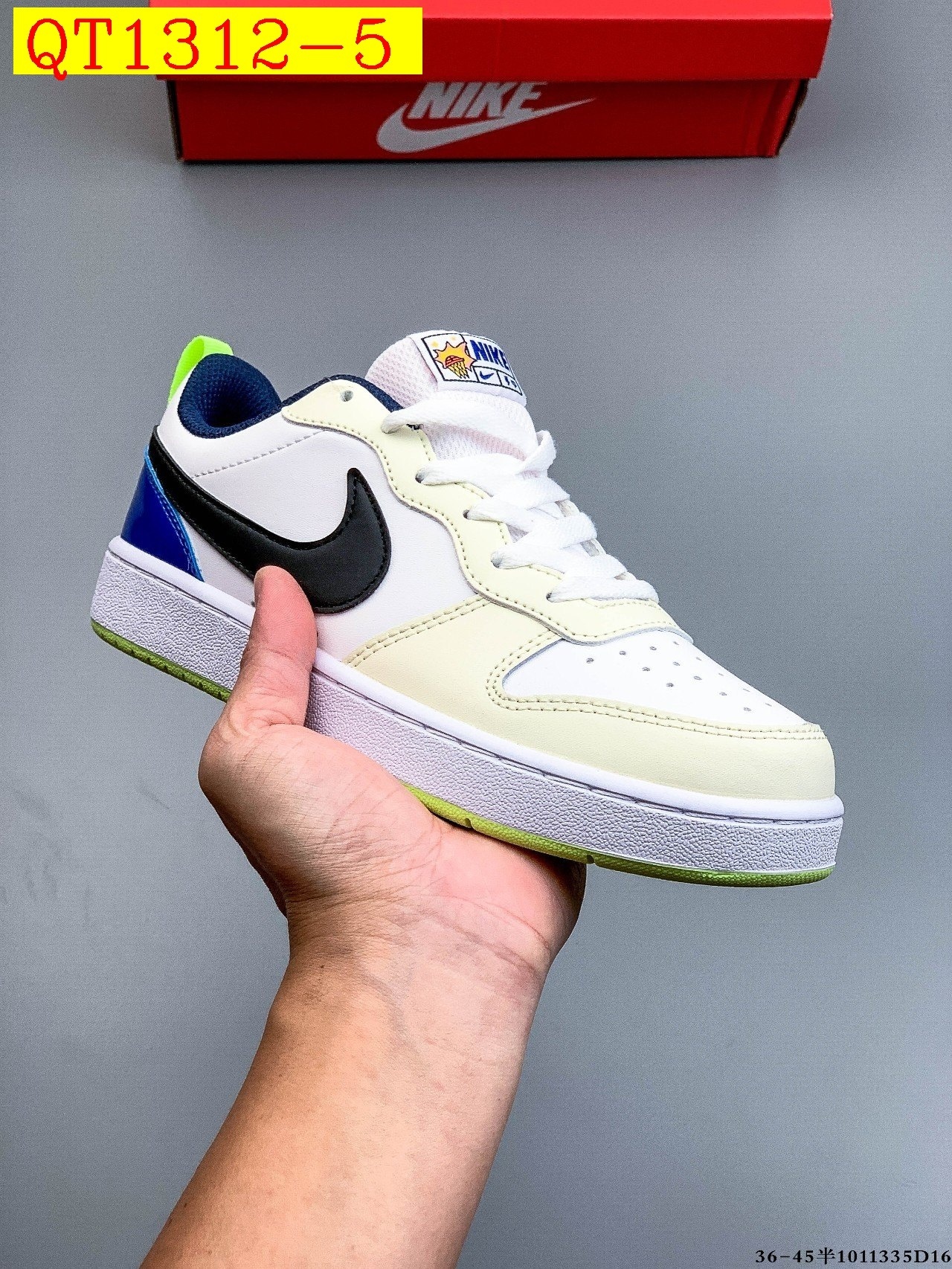 40$ Nike Court Borough Low Size 36-45 811600 QT1312 gallery