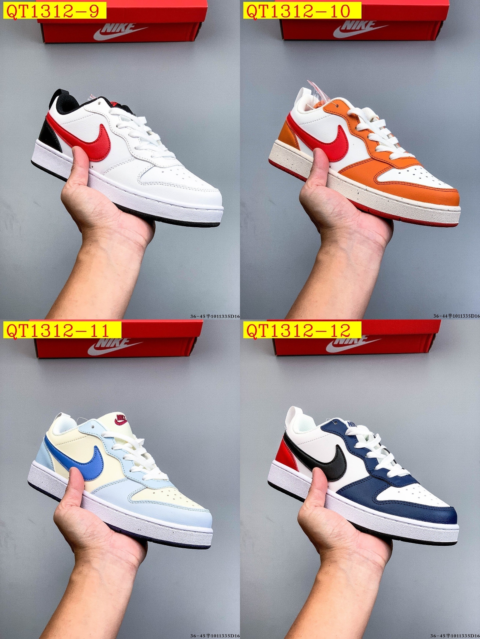 40$ Nike Court Borough Low Size 36-45 811600 QT1312 gallery