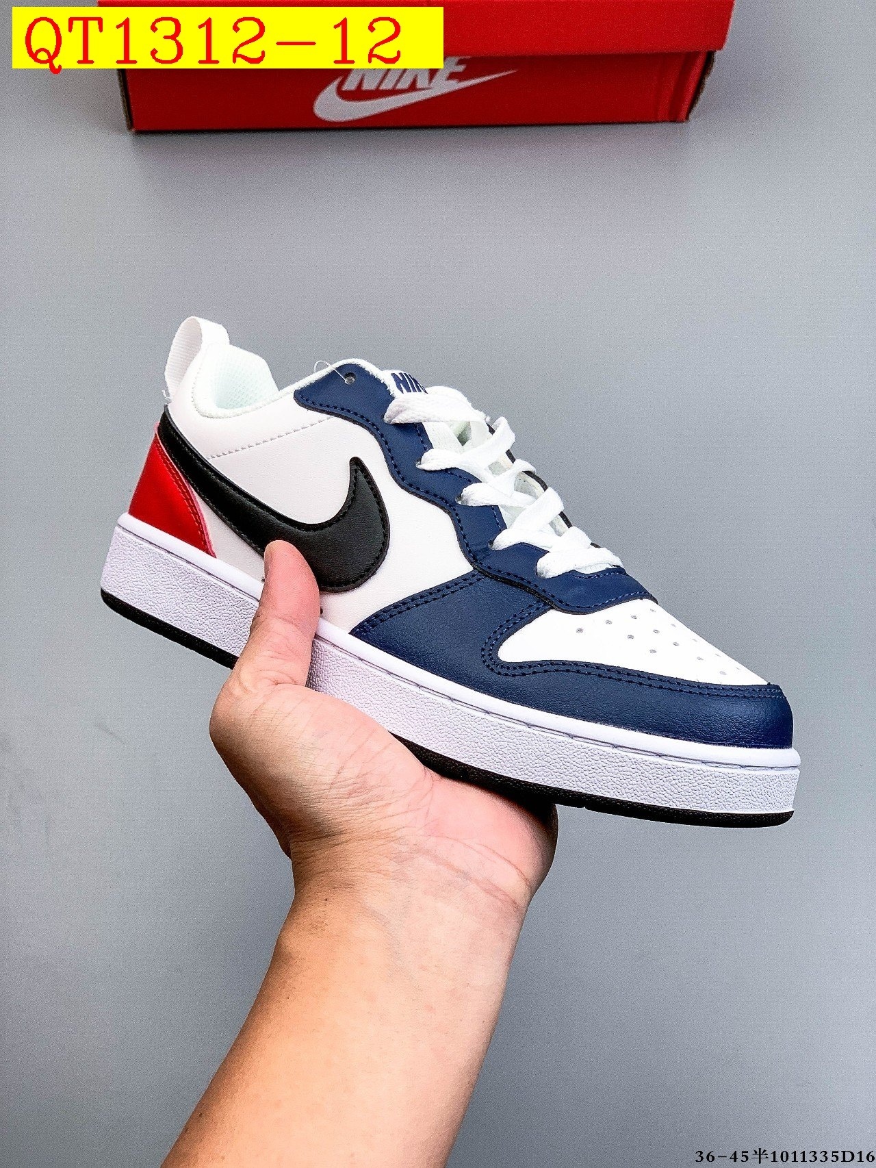 40$ Nike Court Borough Low Size 36-45 811600 QT1312 gallery