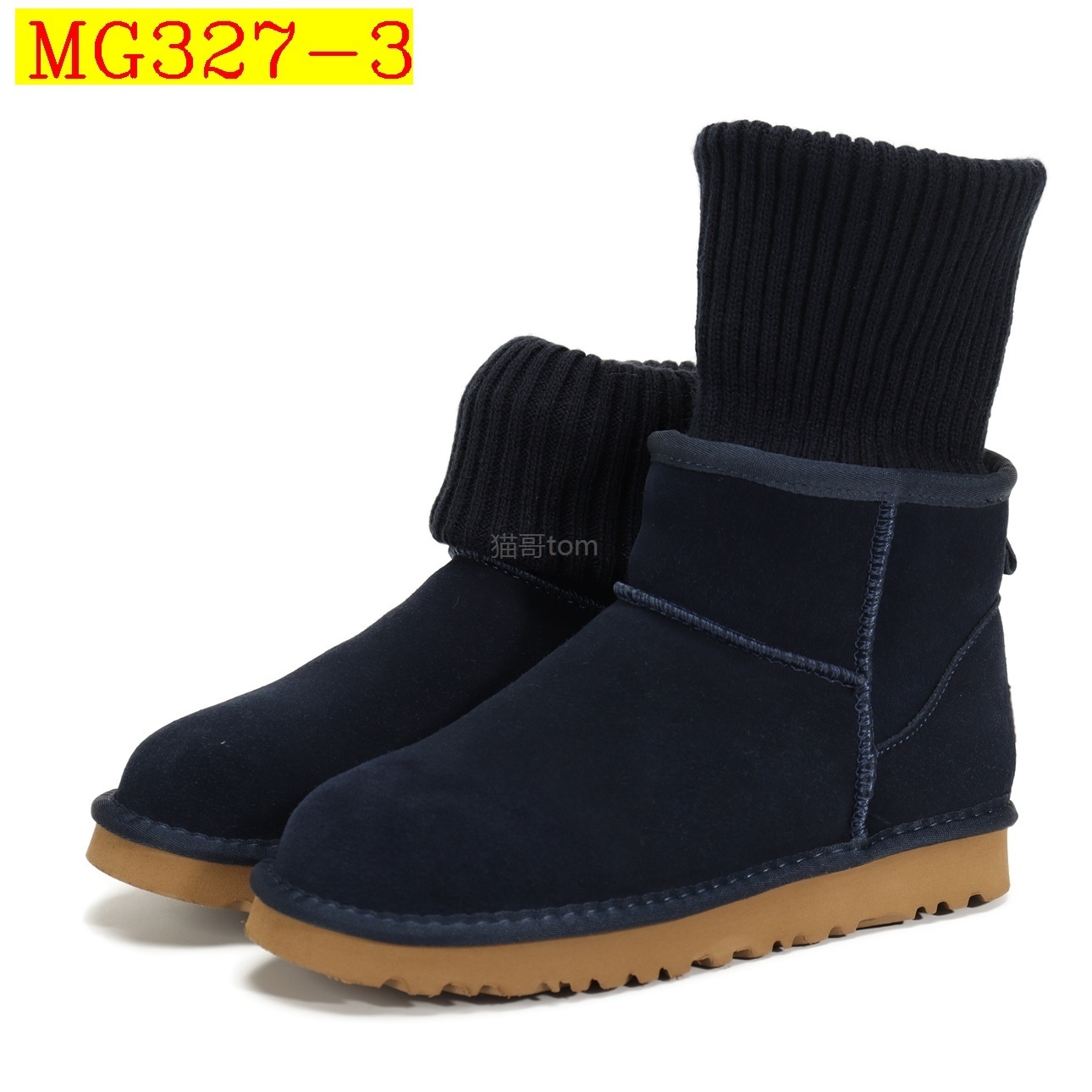 40$ UGG Classic Mini Boot Cow Leather Artificial Fur Size 35-43 811590 MG327 gallery