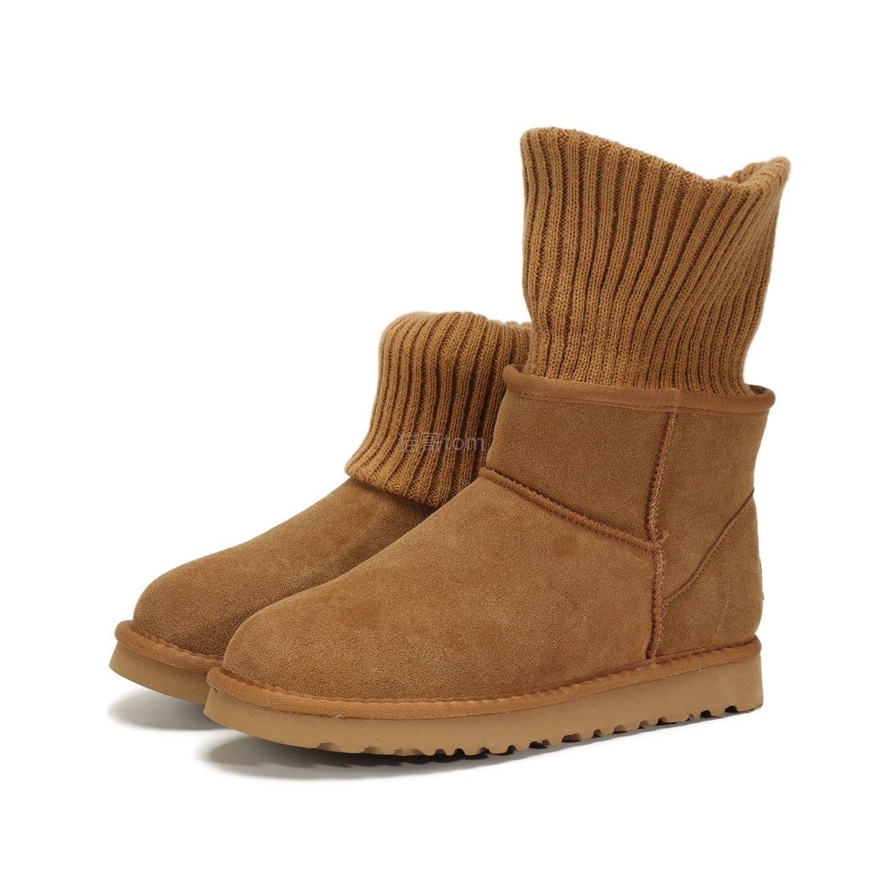 40$ UGG Classic Mini Boot Cow Leather Artificial Fur Size 35-43 811590 MG327 gallery