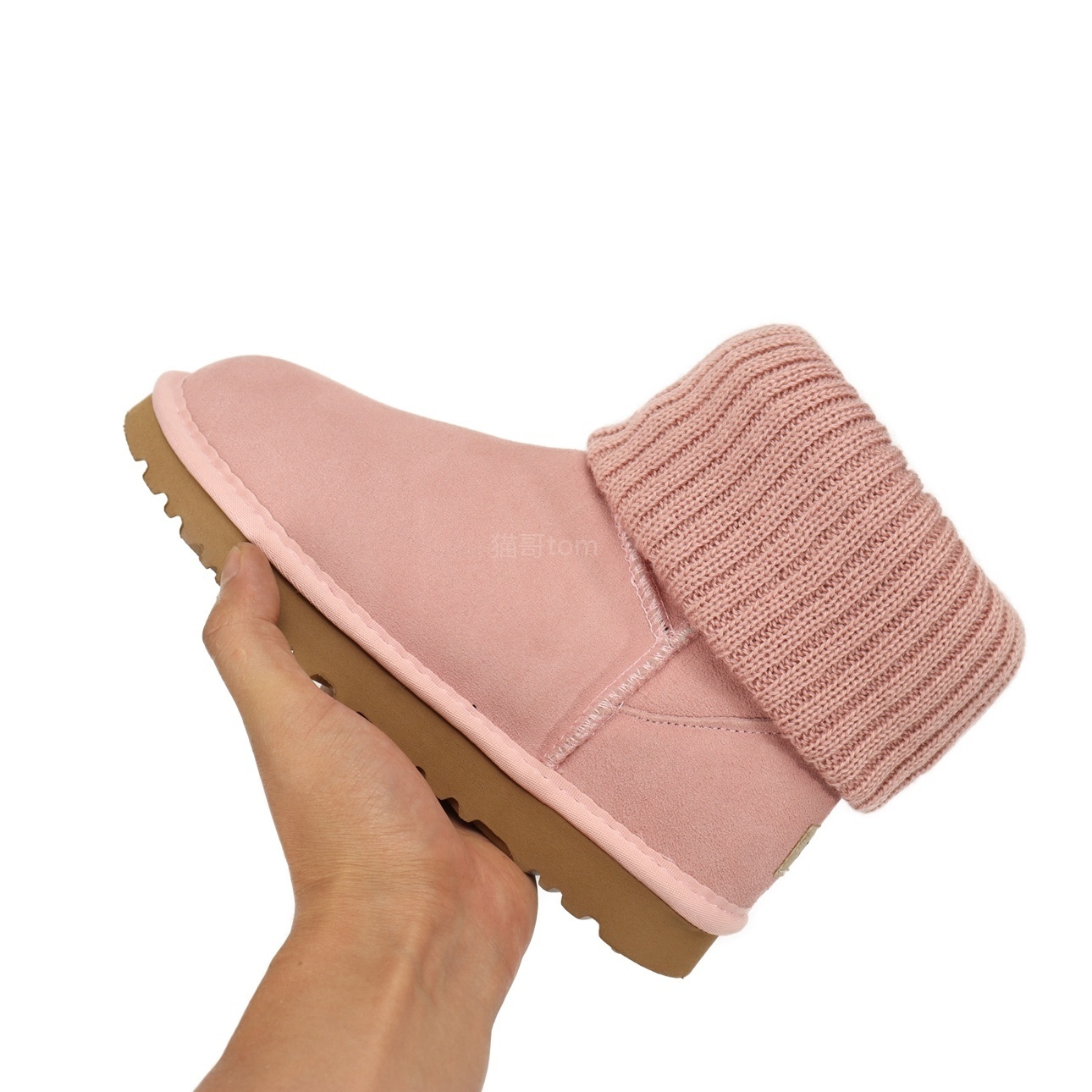 40$ UGG Classic Mini Boot Cow Leather Artificial Fur Size 35-43 811590 MG327 gallery