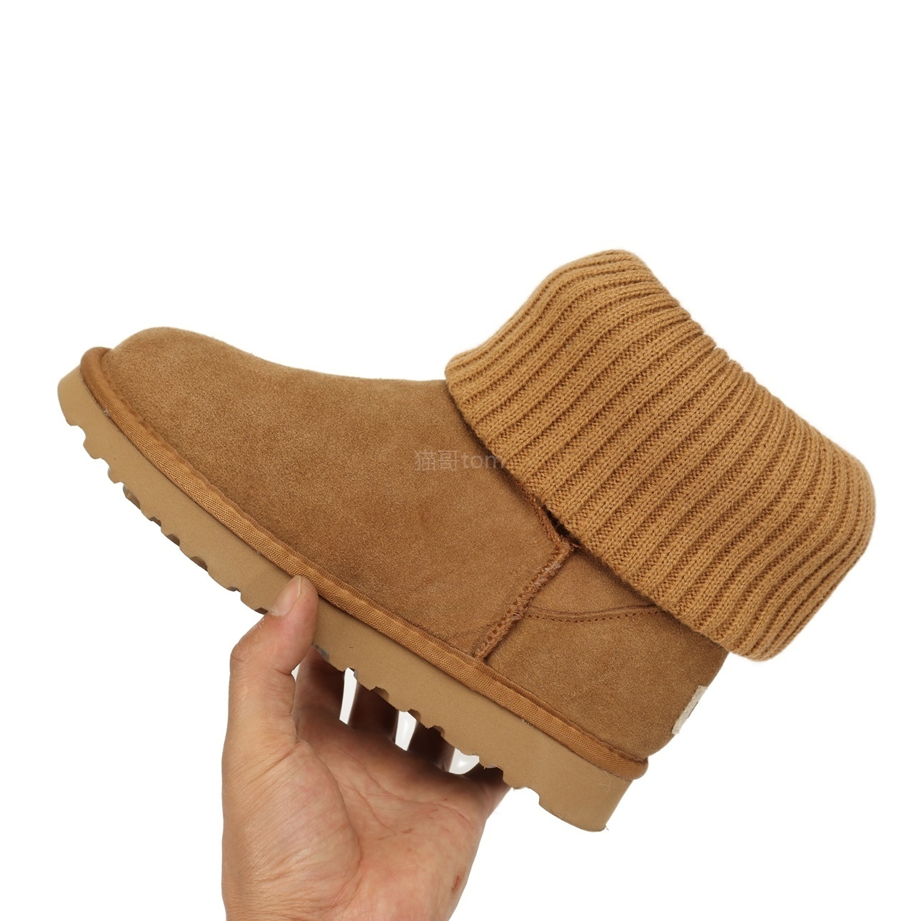 40$ UGG Classic Mini Boot Cow Leather Artificial Fur Size 35-43 811590 MG327 gallery