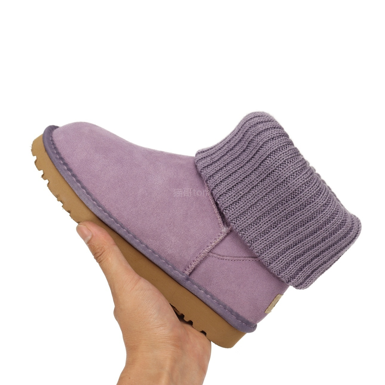 40$ UGG Classic Mini Boot Cow Leather Artificial Fur Size 35-43 811590 MG327 gallery