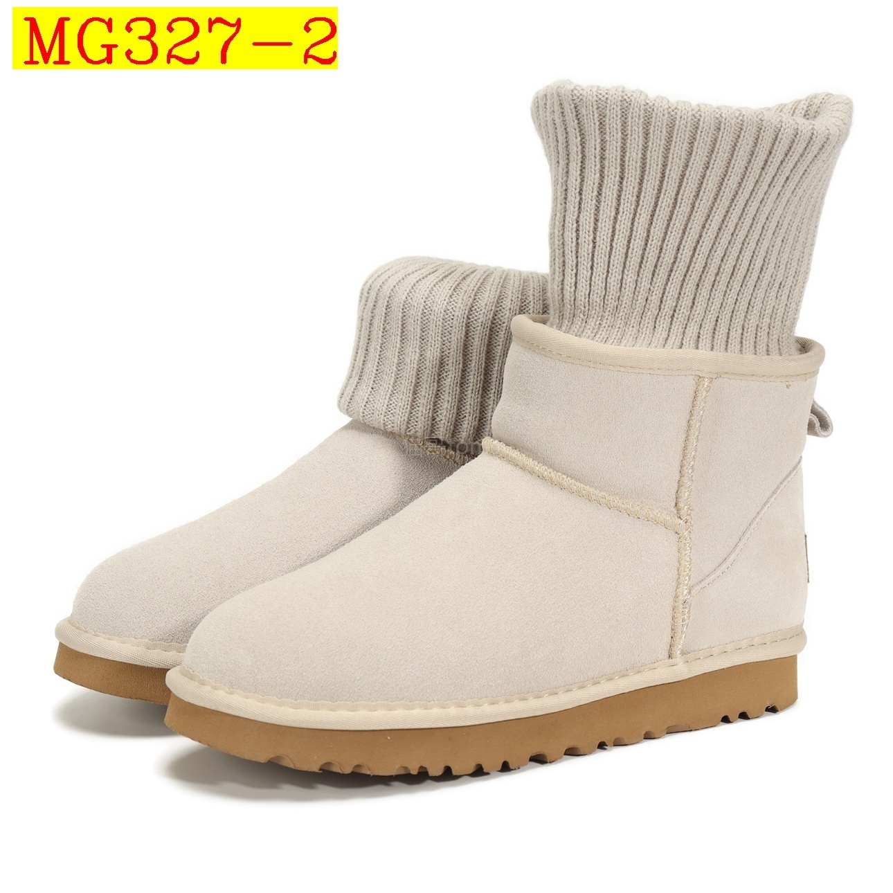 40$ UGG Classic Mini Boot Cow Leather Artificial Fur Size 35-43 811590 MG327 gallery