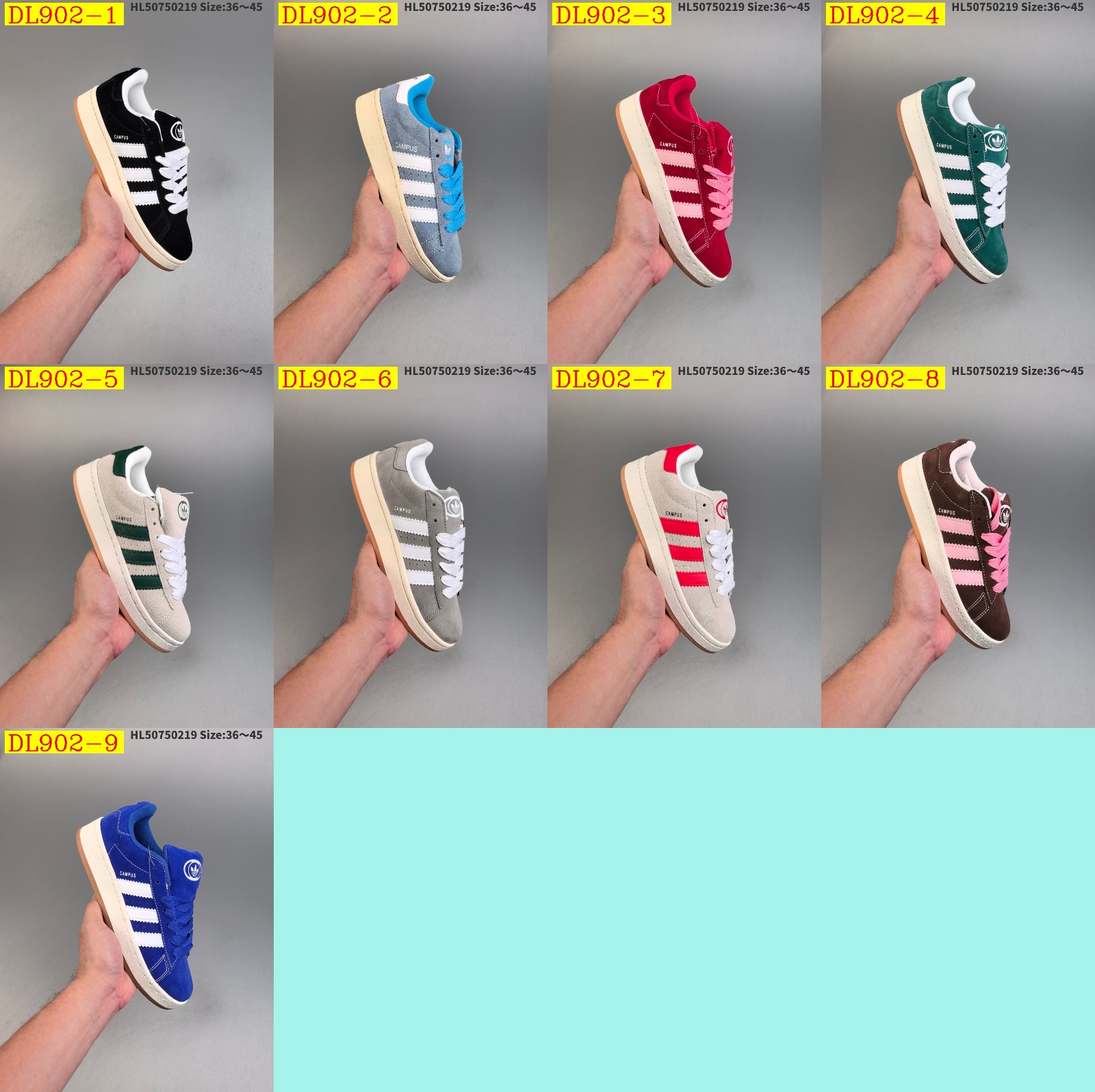 40$ dh Adidas Originals Campus 00s size 36-45 71459024803 DL902 gallery