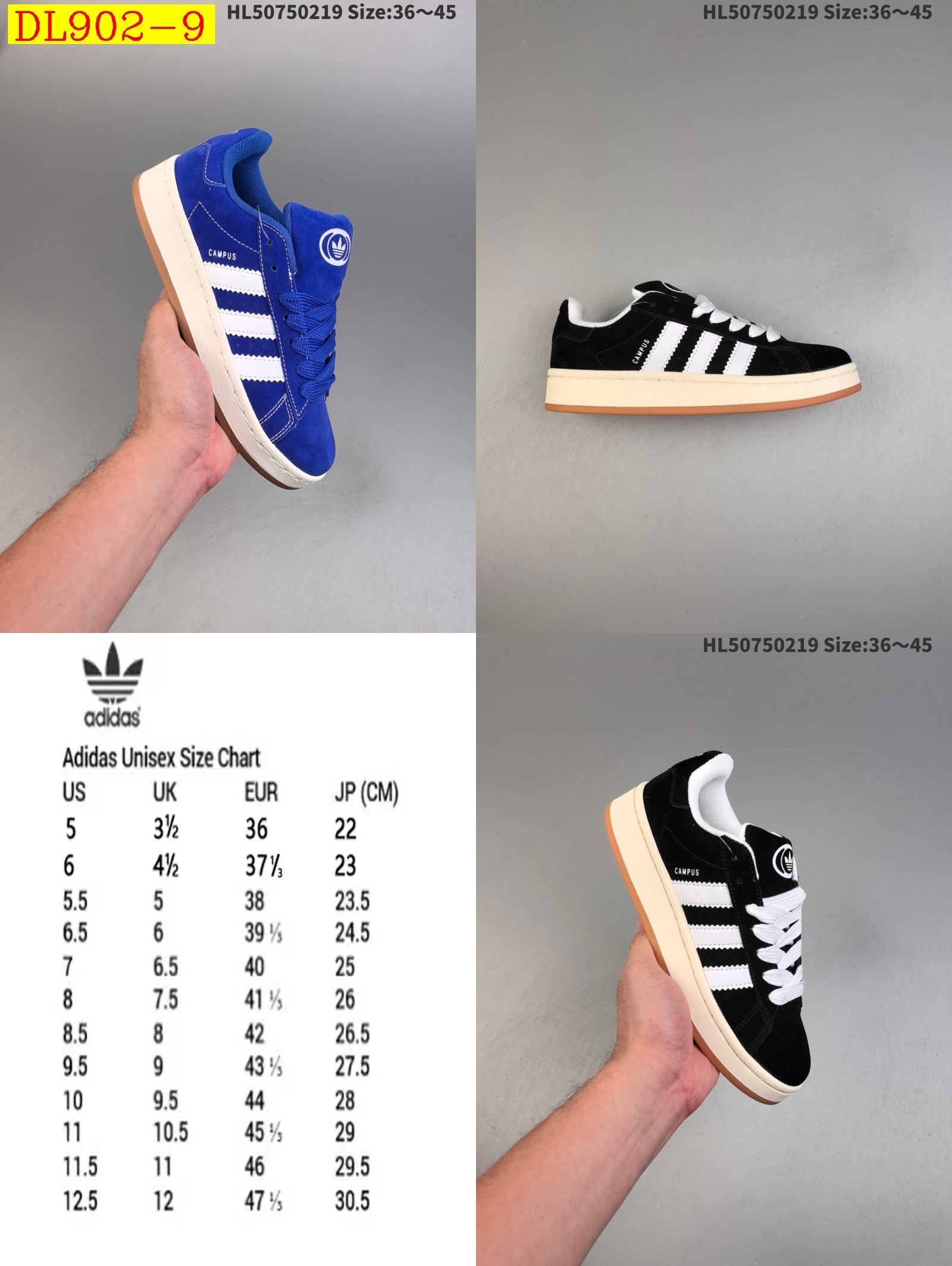 40$ dh Adidas Originals Campus 00s size 36-45 71459024803 DL902 gallery