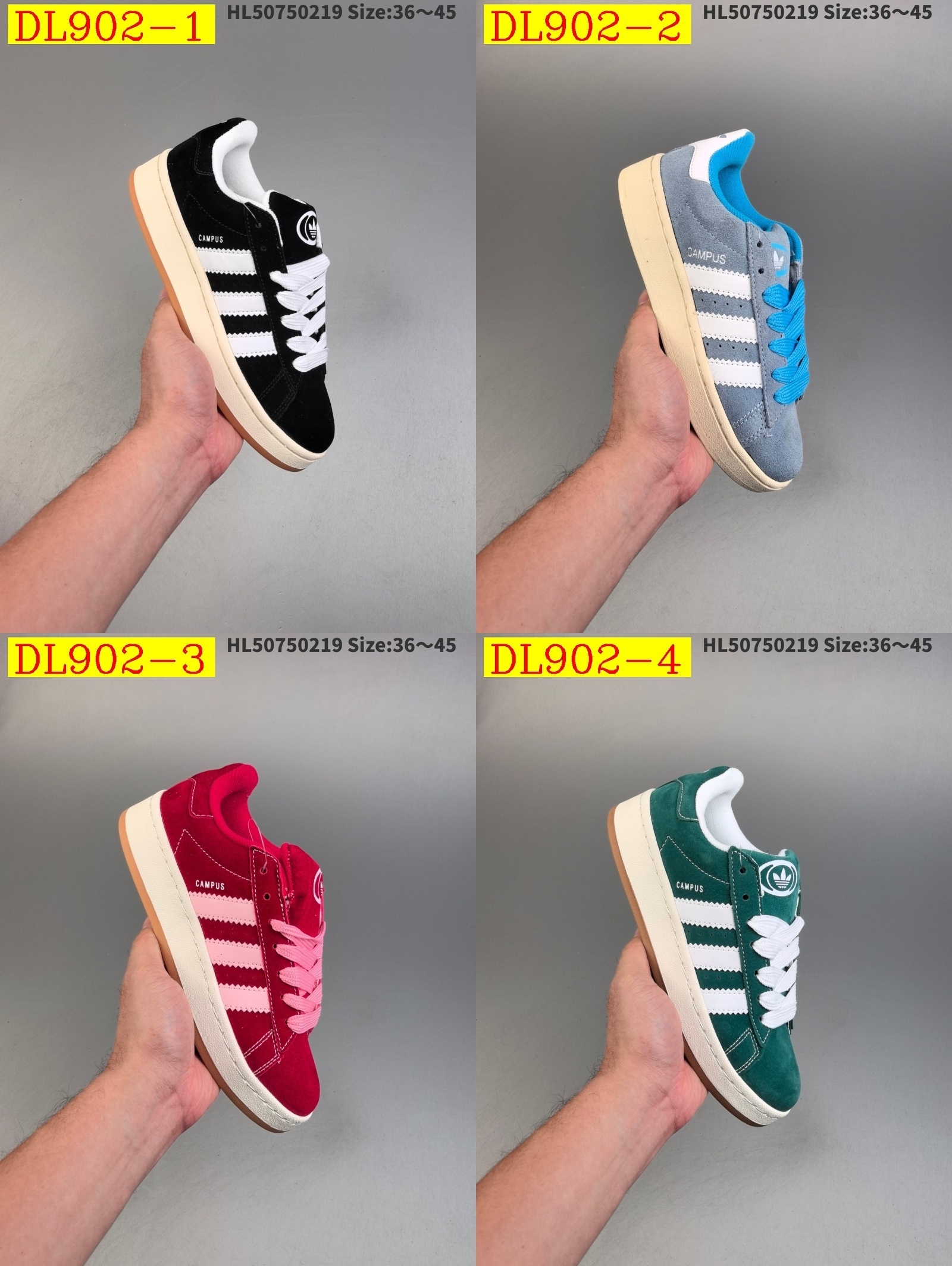 40$ dh Adidas Originals Campus 00s size 36-45 71459024803 DL902 gallery