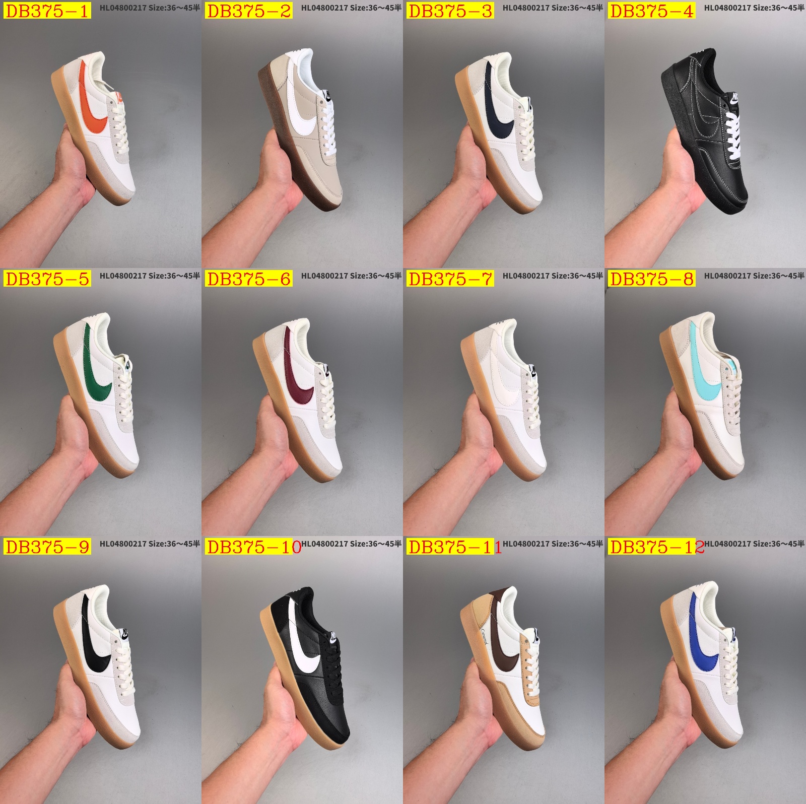 dh Nike Killshot 2 Leather Half size 36 45 31564024800 DB375 gallery