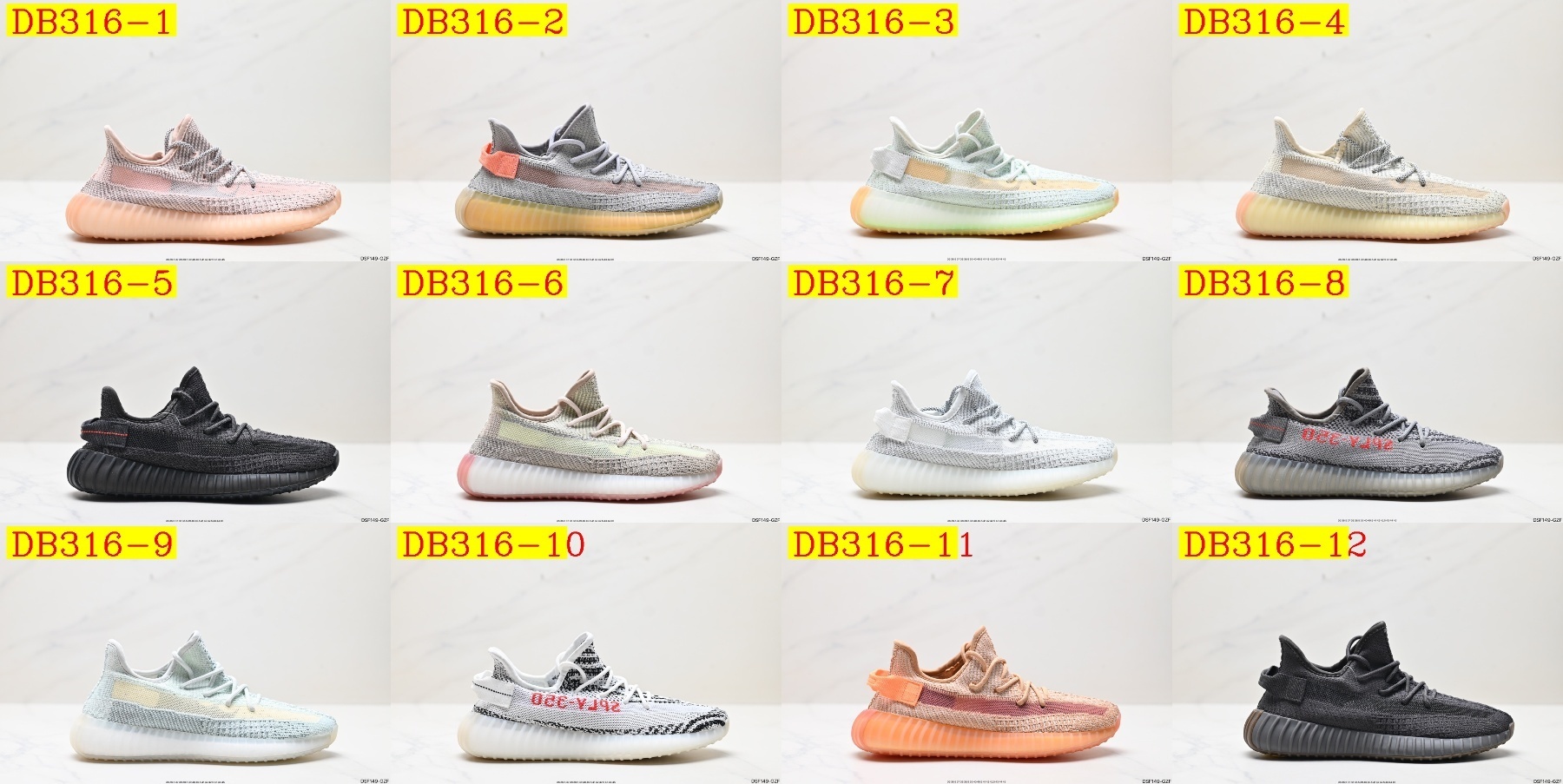 40$ new_dh Adidas Yeezy Boost 350V2 SIZE 36-45 61574023680 DB316 gallery
