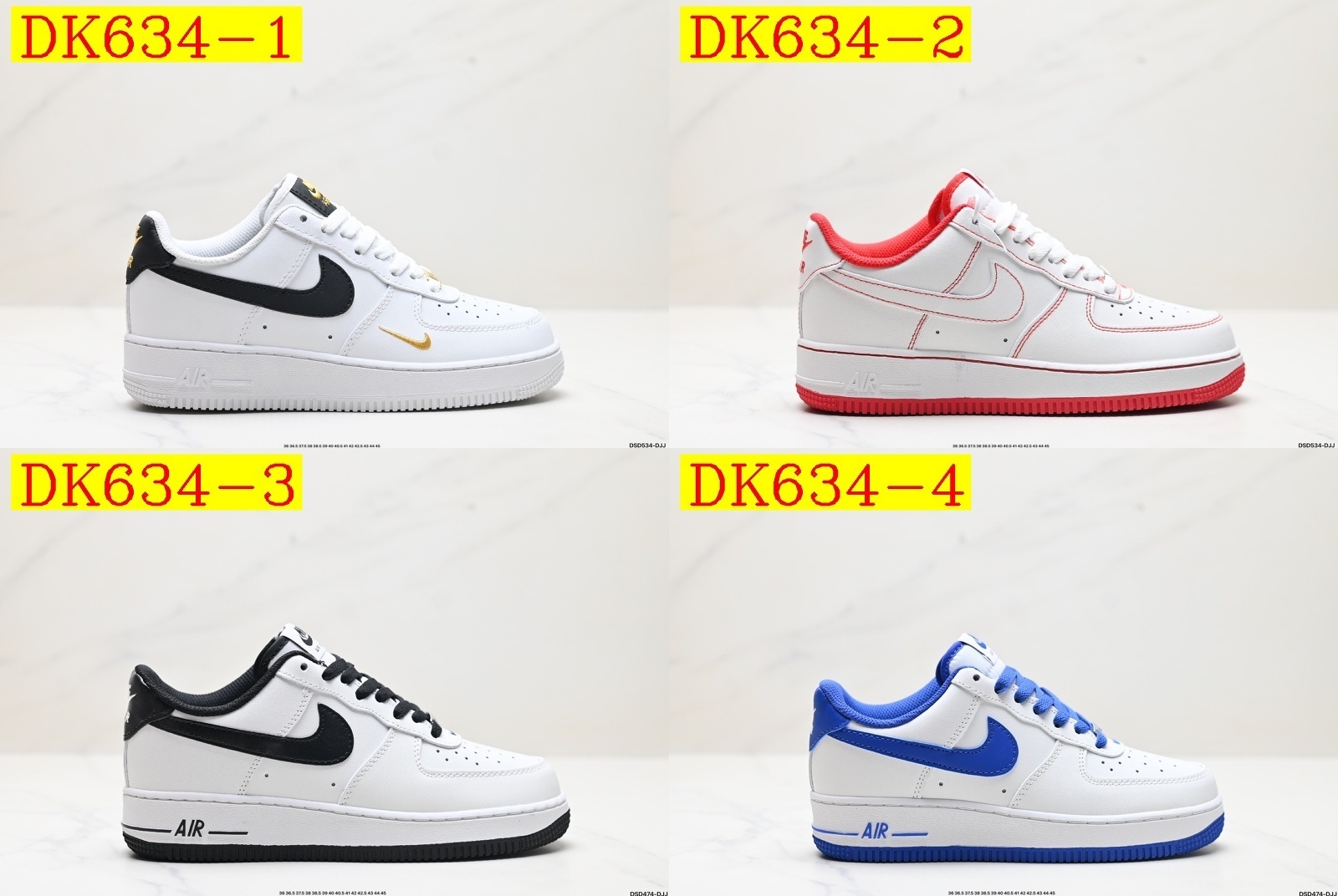 40$ new_dh Nike AIR FORCE 1 07 size 36-45 91564023684 DK634 gallery