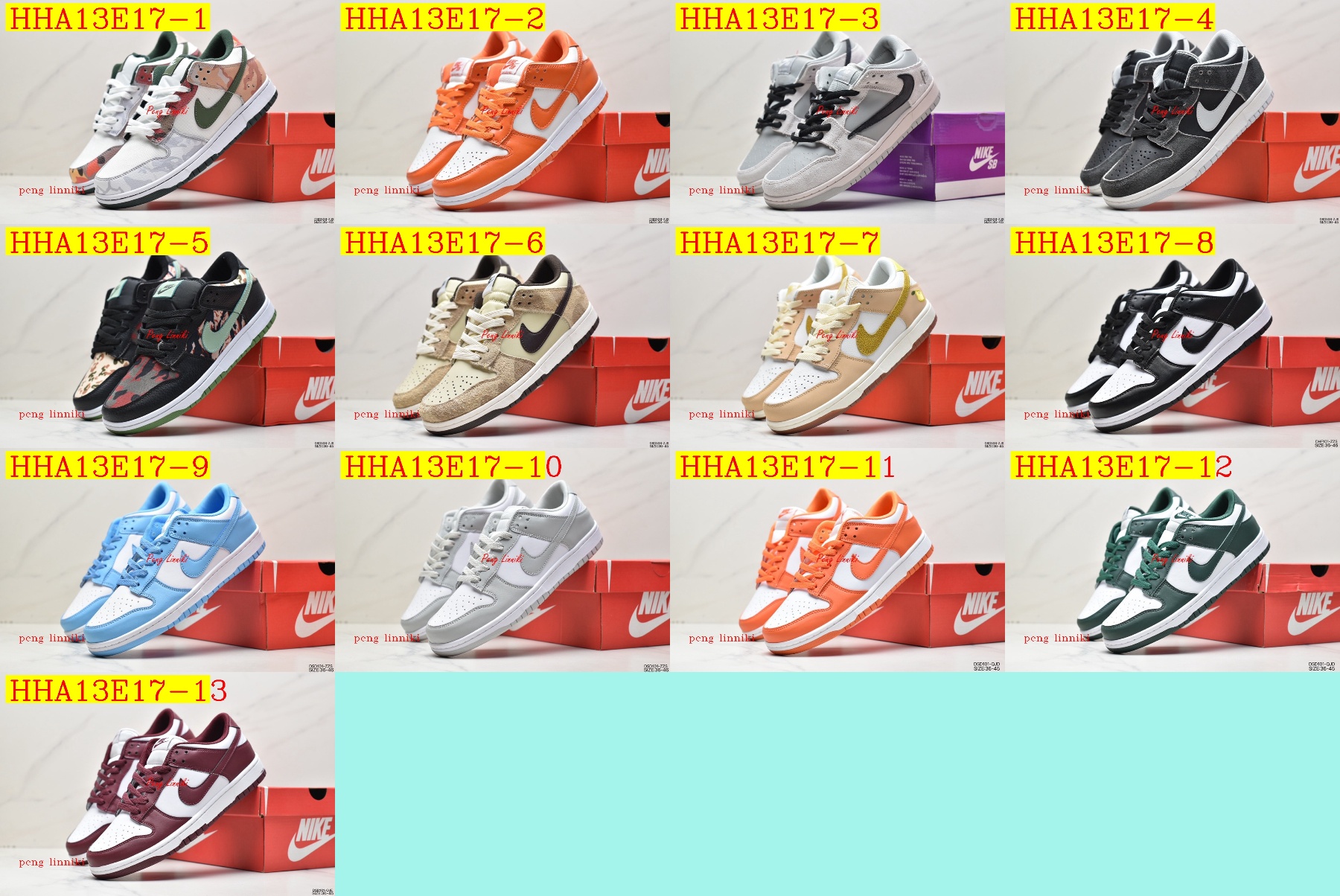 40$ new_dh Nike SB Dunk LowLottery size 36-45 811610 HHA13E17 gallery