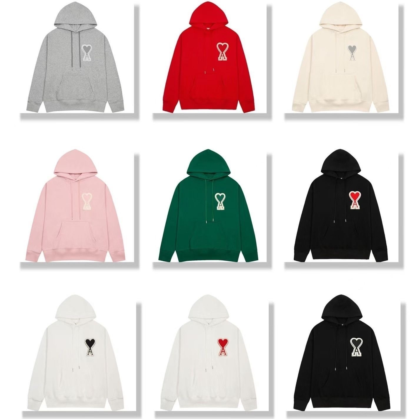 41$ AMI Sweatshirt Hoodies Size S-3XL 113526 HY26 gallery