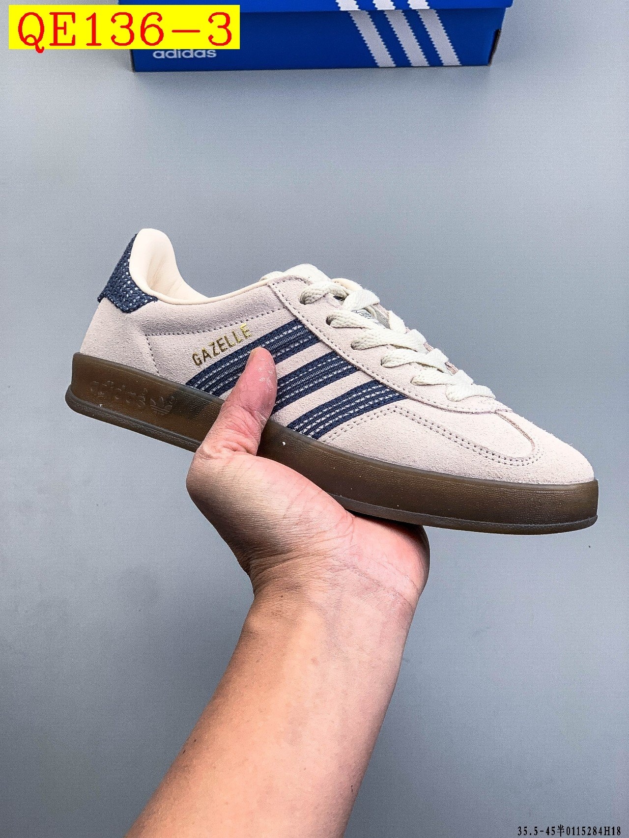 41$ Adidas Gazelle size 35.5-45 half 412840 QE136 gallery
