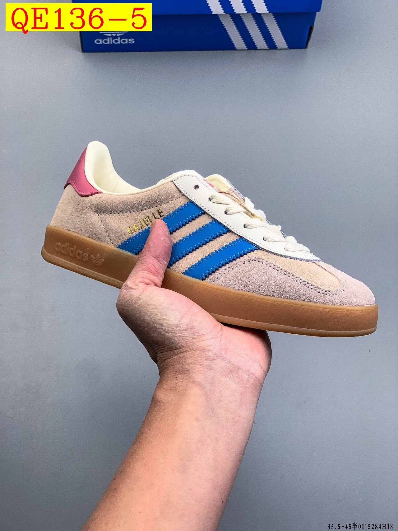 41$ Adidas Gazelle size 35.5-45 half 412840 QE136 gallery