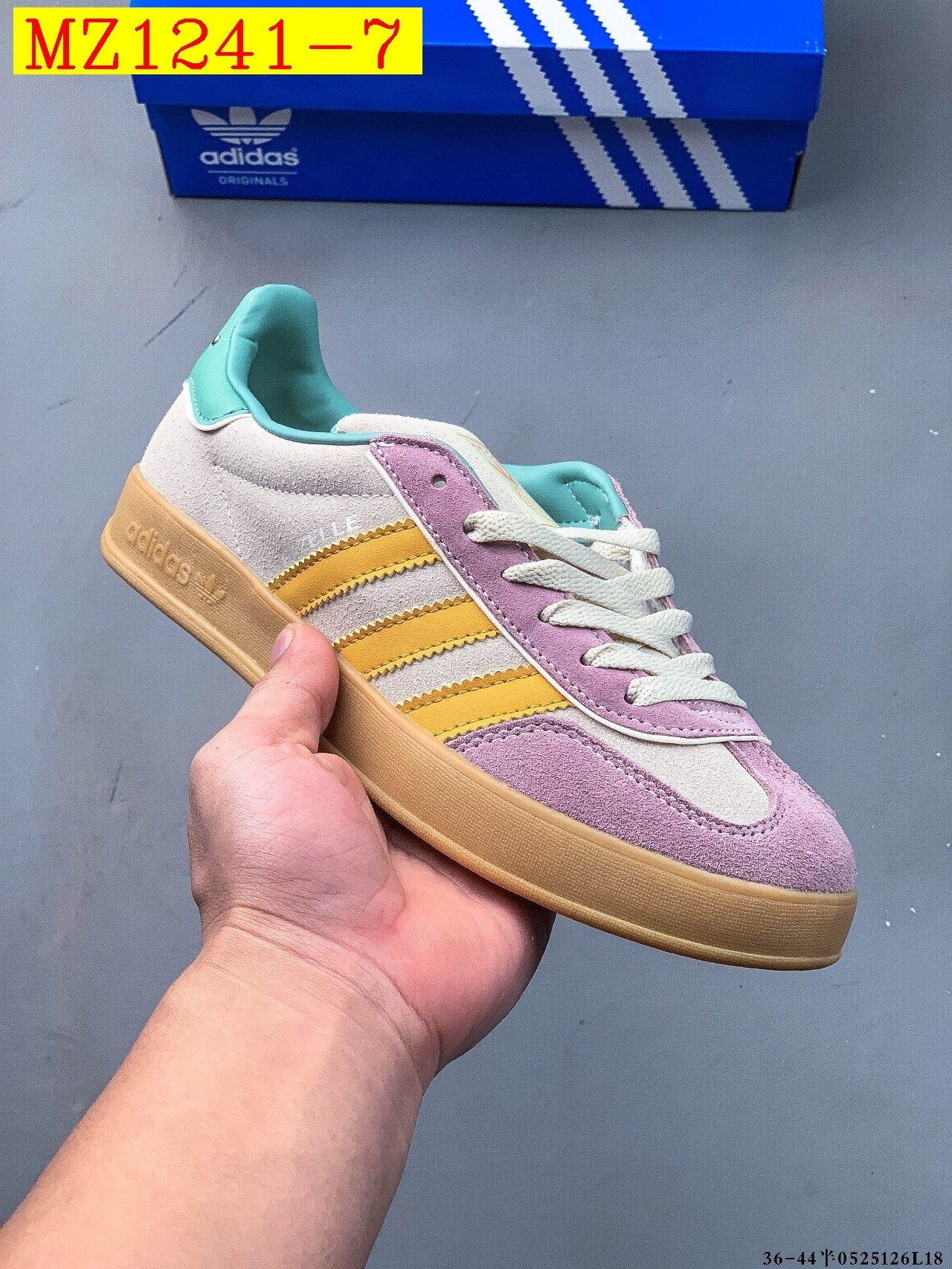 41$ Adidas Gazelle size 36-44 half 019890 MZ1241 gallery