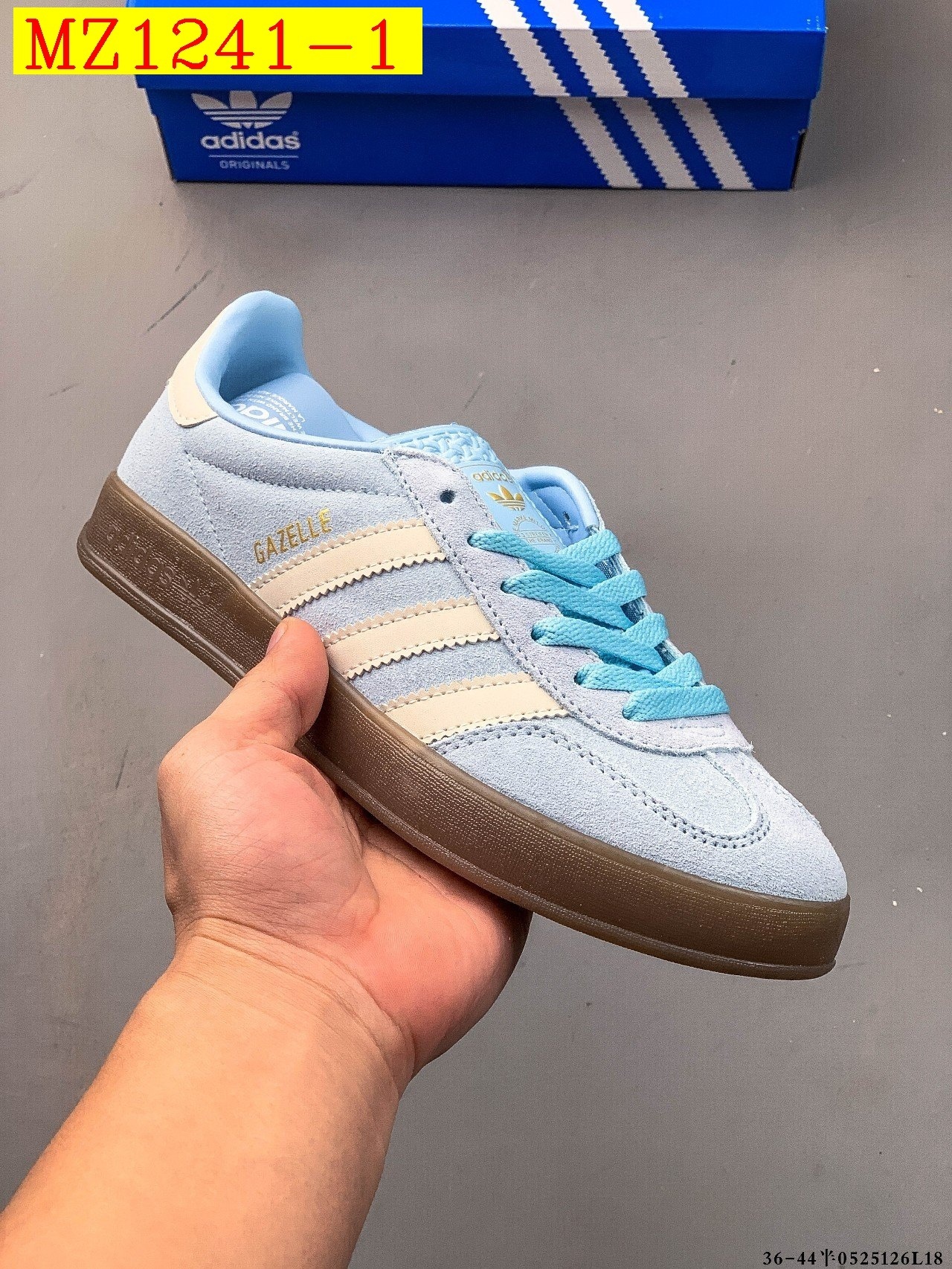 41$ Adidas Gazelle size 36-44 half 019890 MZ1241 gallery