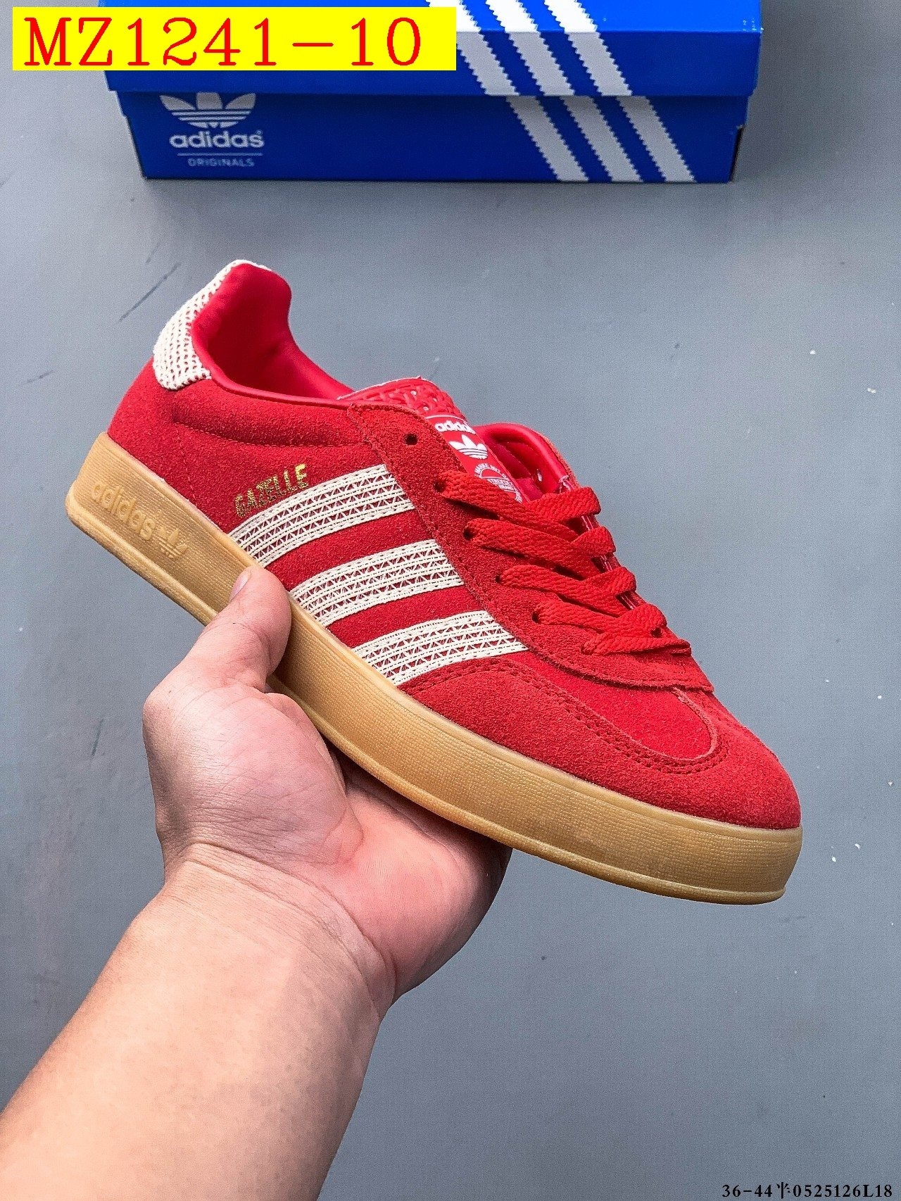 41$ Adidas Gazelle size 36-44 half 019890 MZ1241 gallery