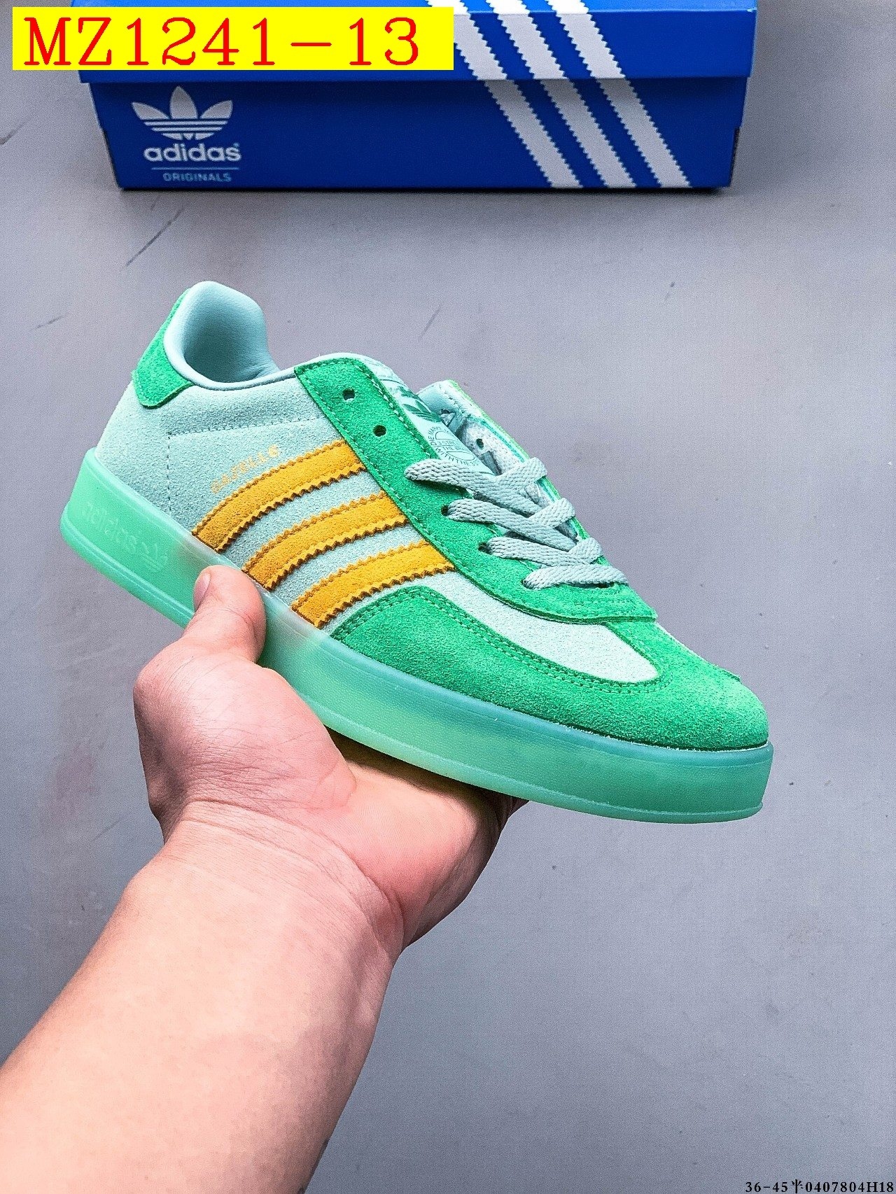 41$ Adidas Gazelle size 36-44 half 019890 MZ1241 gallery