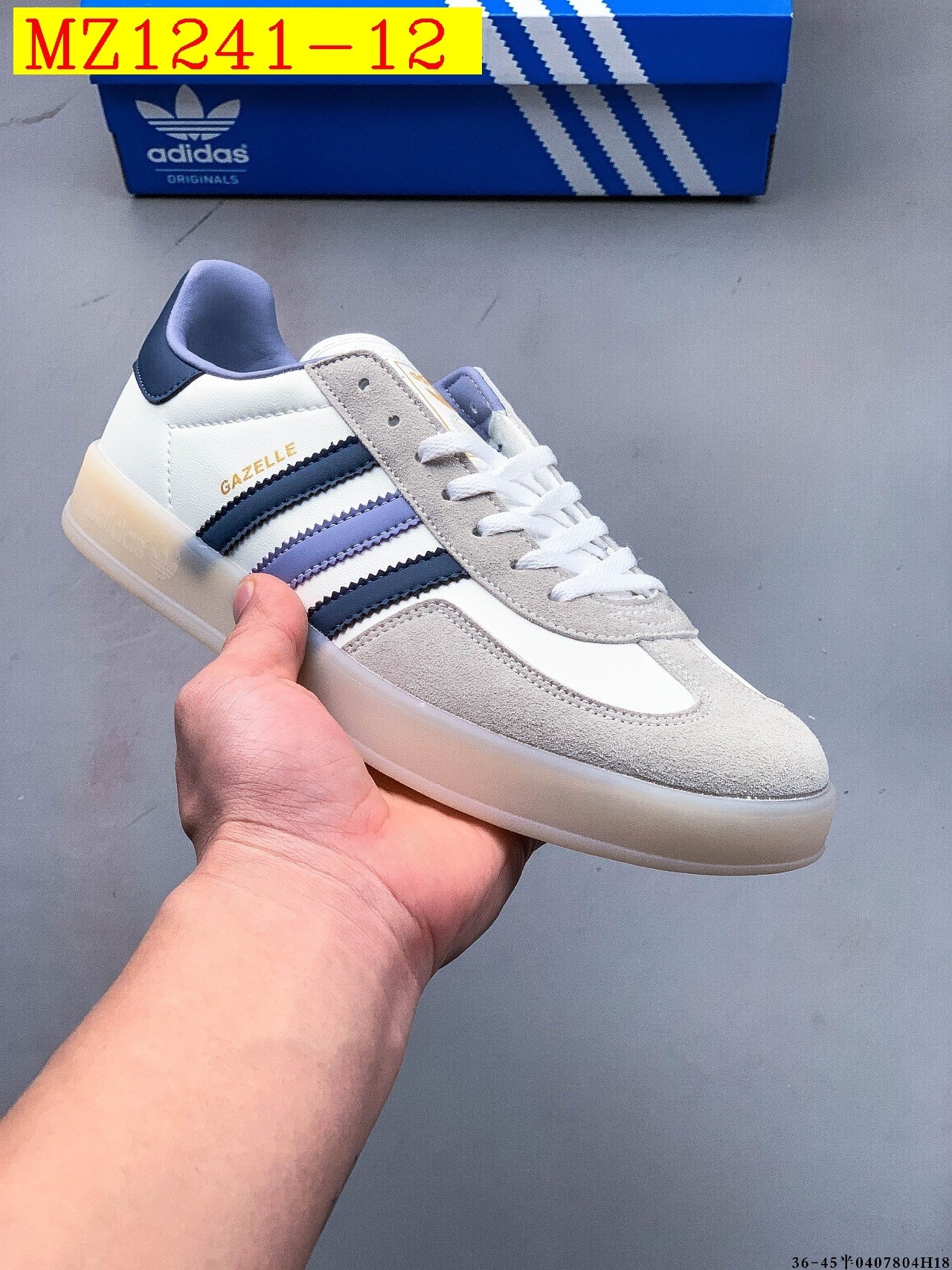 41$ Adidas Gazelle size 36-44 half 019890 MZ1241 gallery