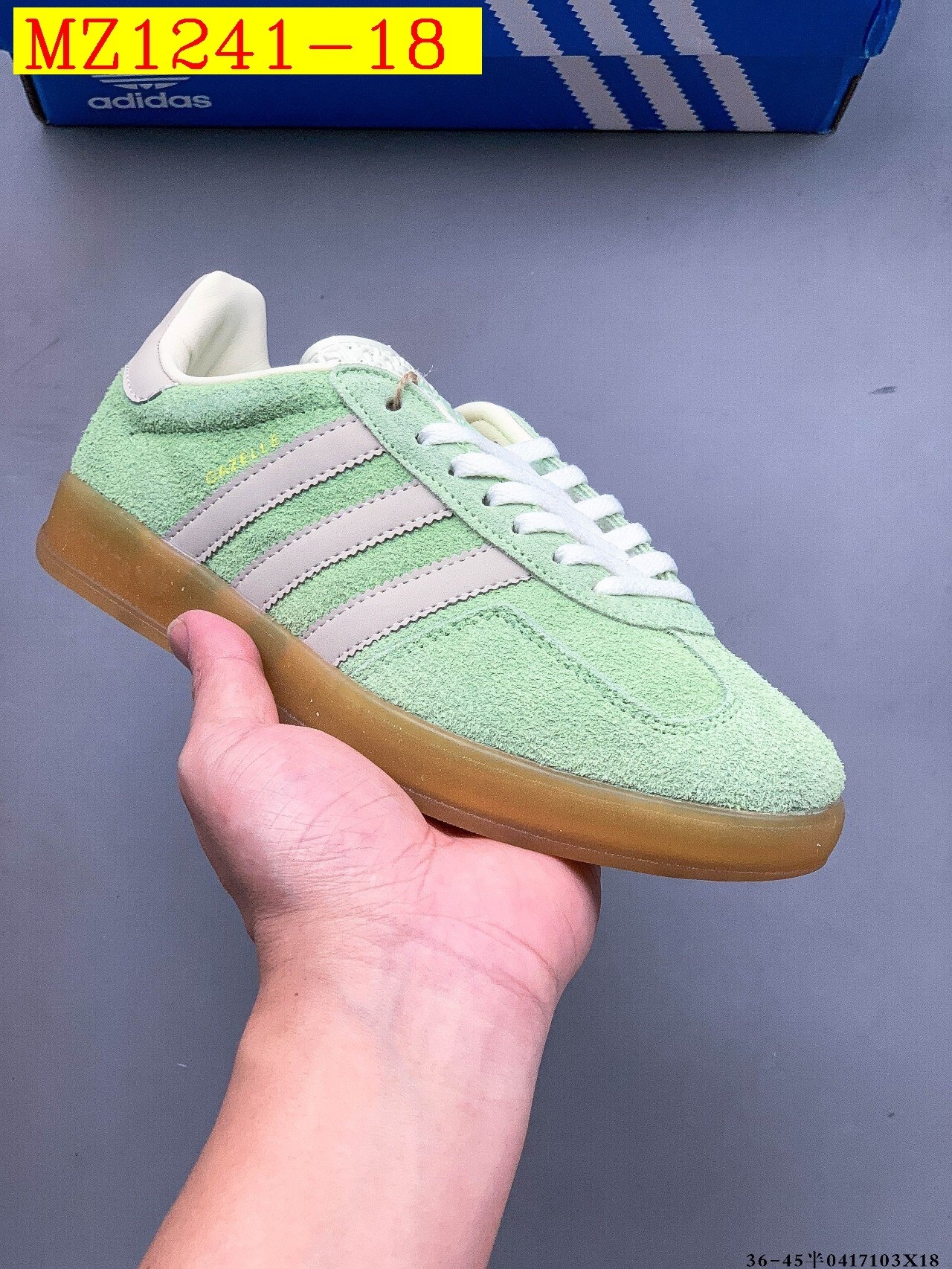 41$ Adidas Gazelle size 36-44 half 019890 MZ1241 gallery