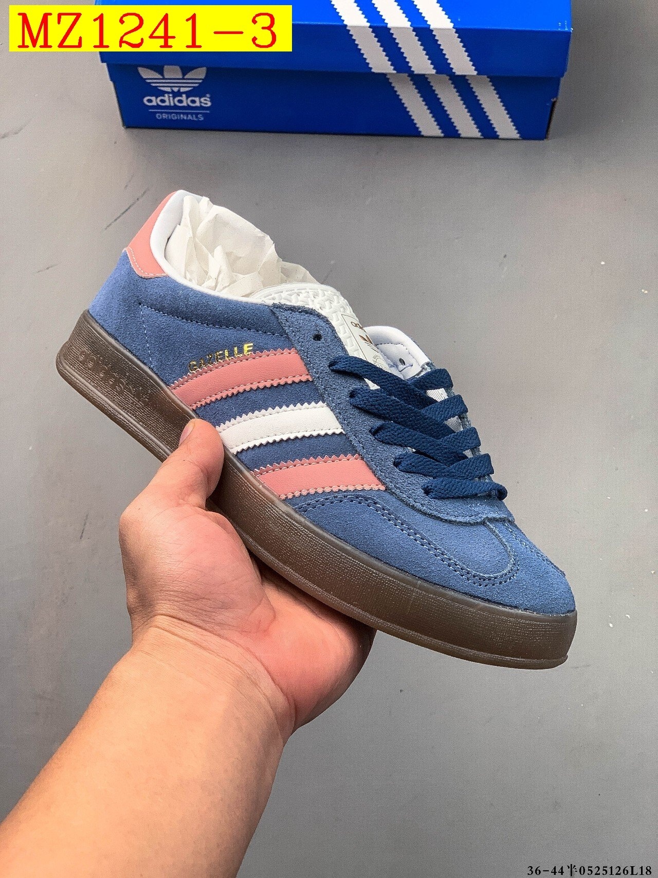 41$ Adidas Gazelle size 36-44 half 019890 MZ1241 gallery