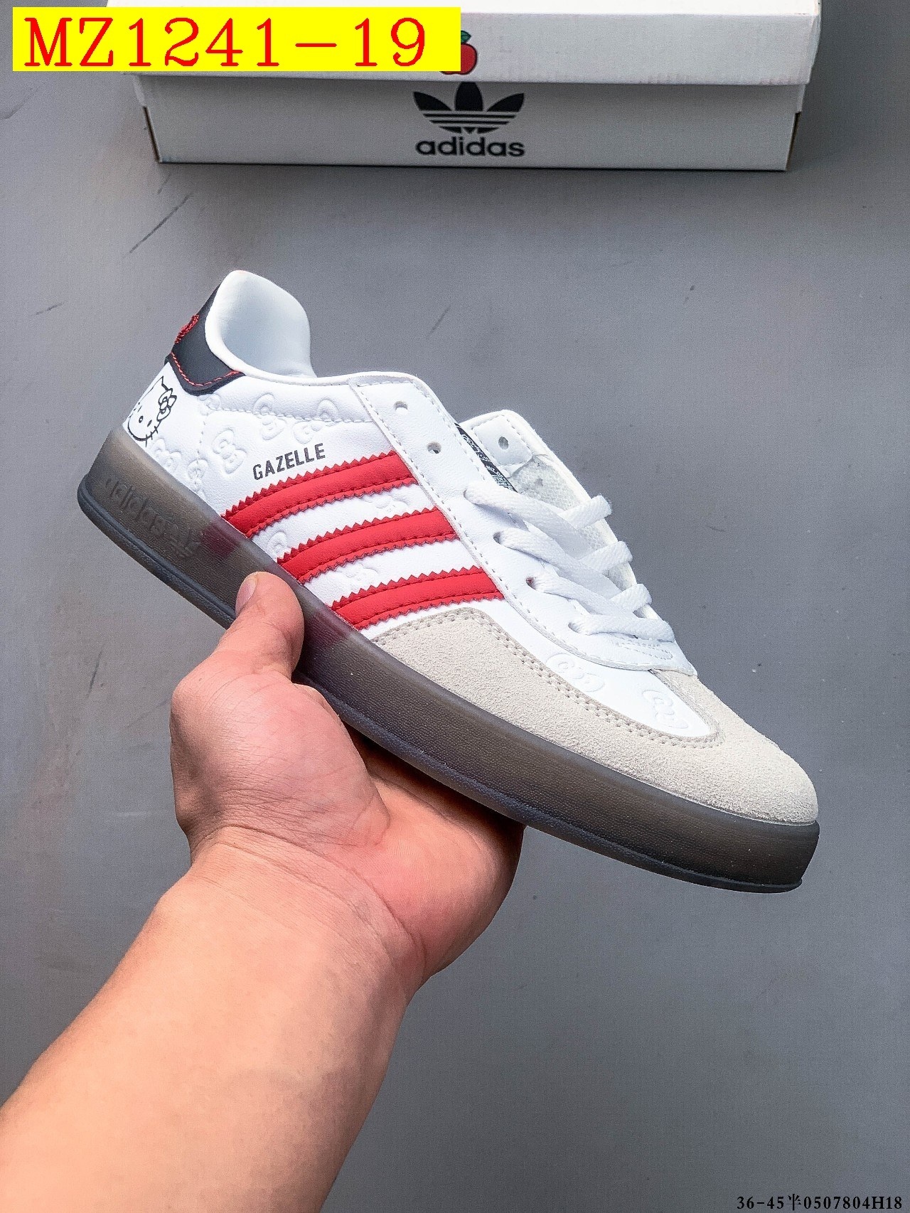 41$ Adidas Gazelle size 36-44 half 019890 MZ1241 gallery