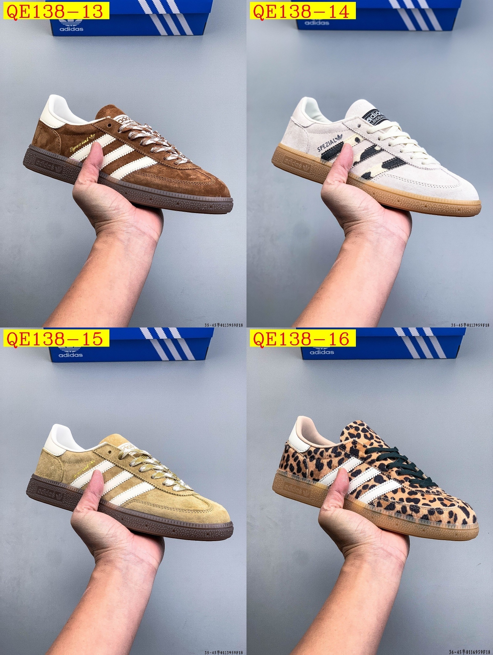 41$ Adidas HANDBALL SPEZIAL size 36-41 half 416840 QE138 gallery