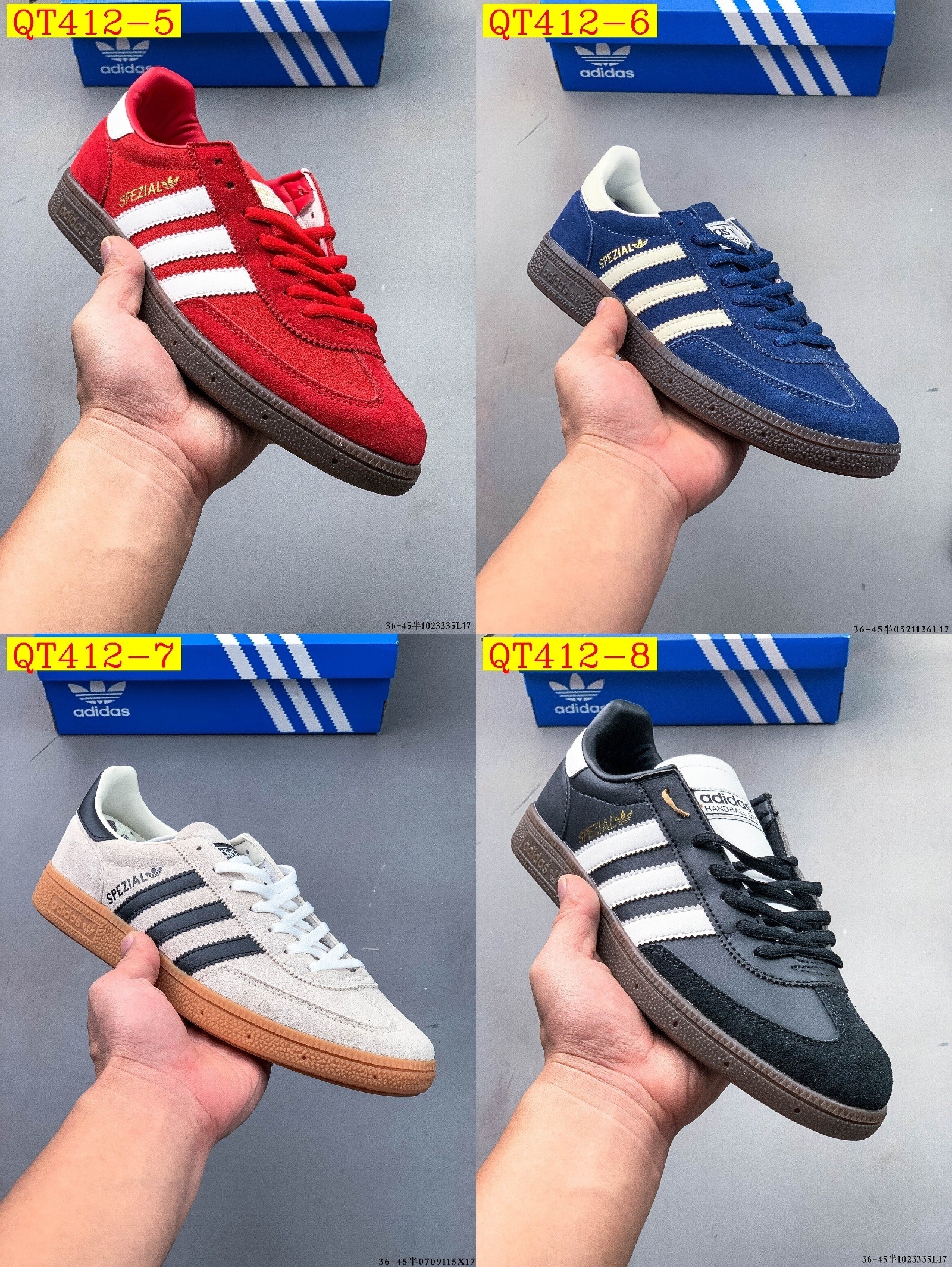 41$ Adidas HANDBALL SPEZIAL size 36-45 half 613730 QT412 gallery