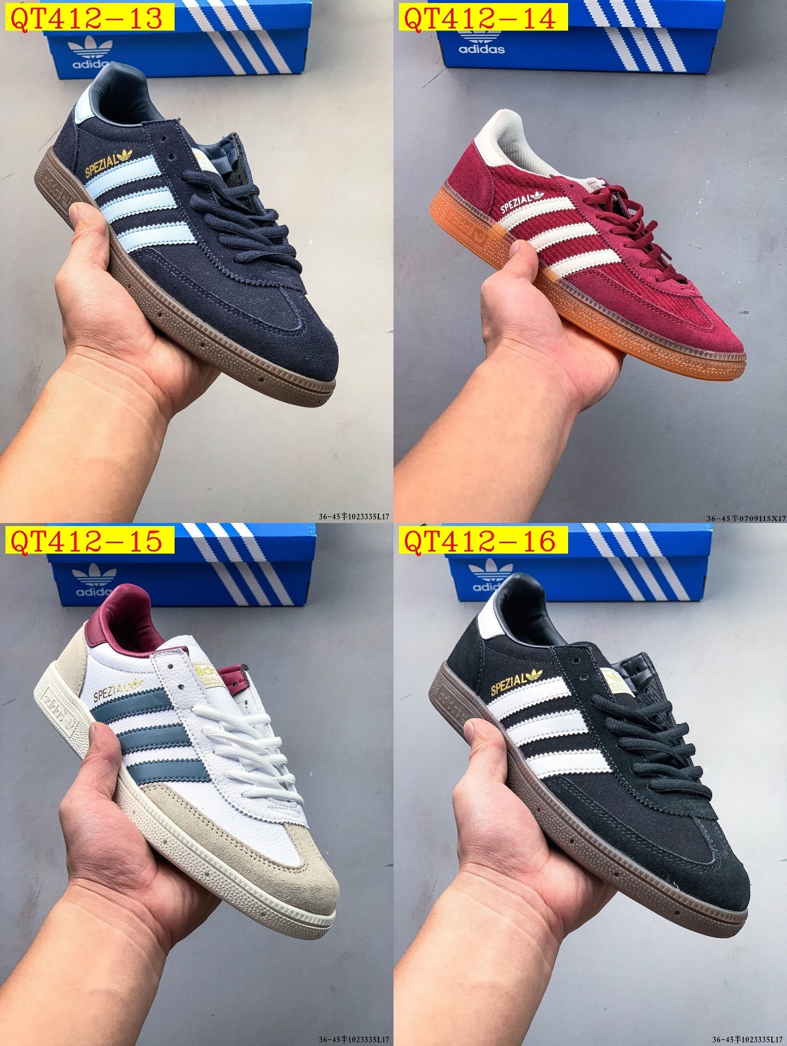 41$ Adidas HANDBALL SPEZIAL size 36-45 half 613730 QT412 gallery