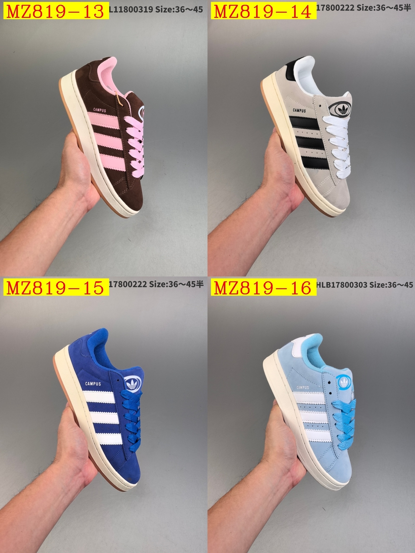 41$ Adidas Originals Campus 00s half size 36-45 211620 MZ819 gallery