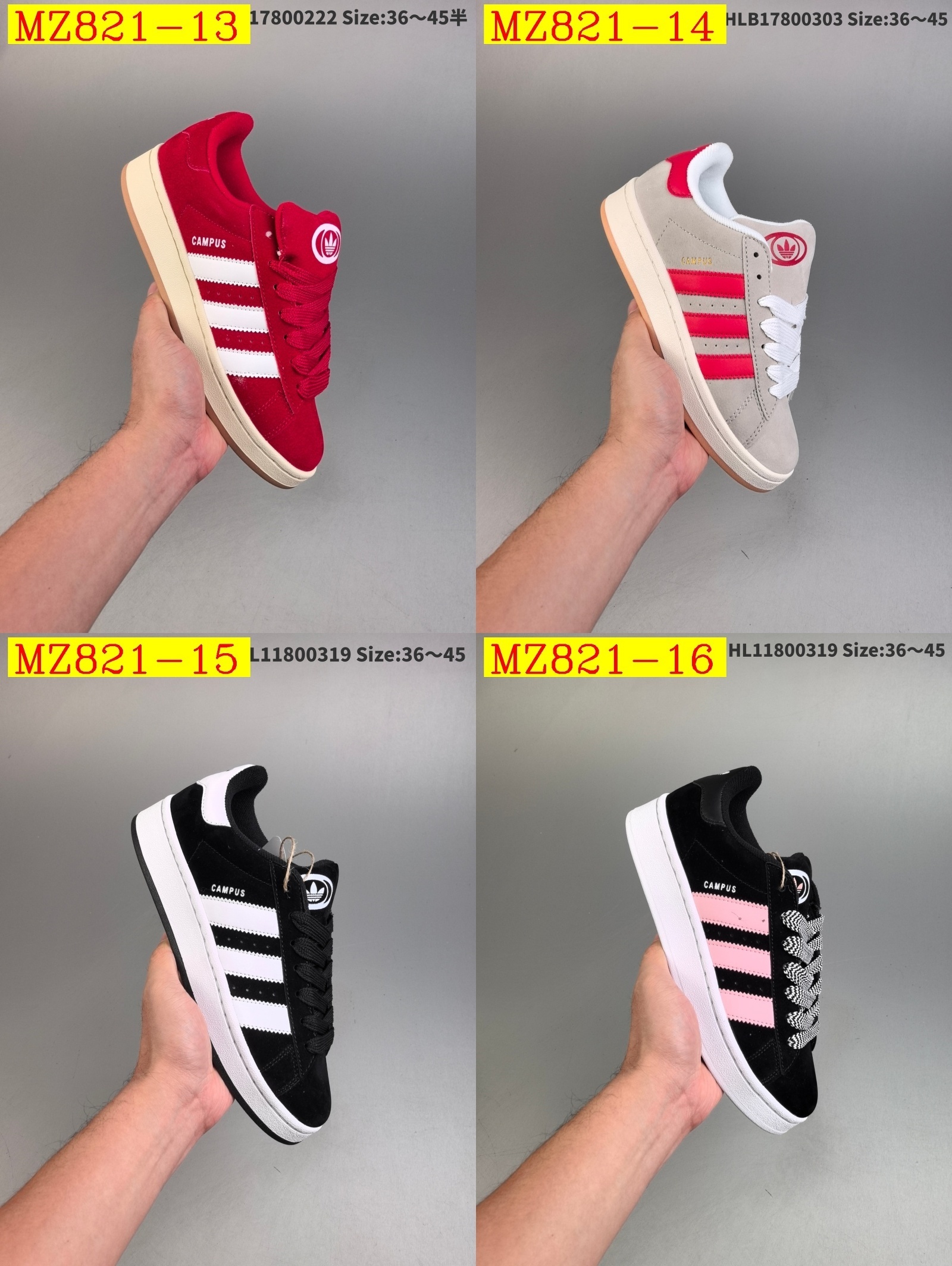 41$ Adidas Originals Campus 00s half size 36-45 915660 MZ821 gallery