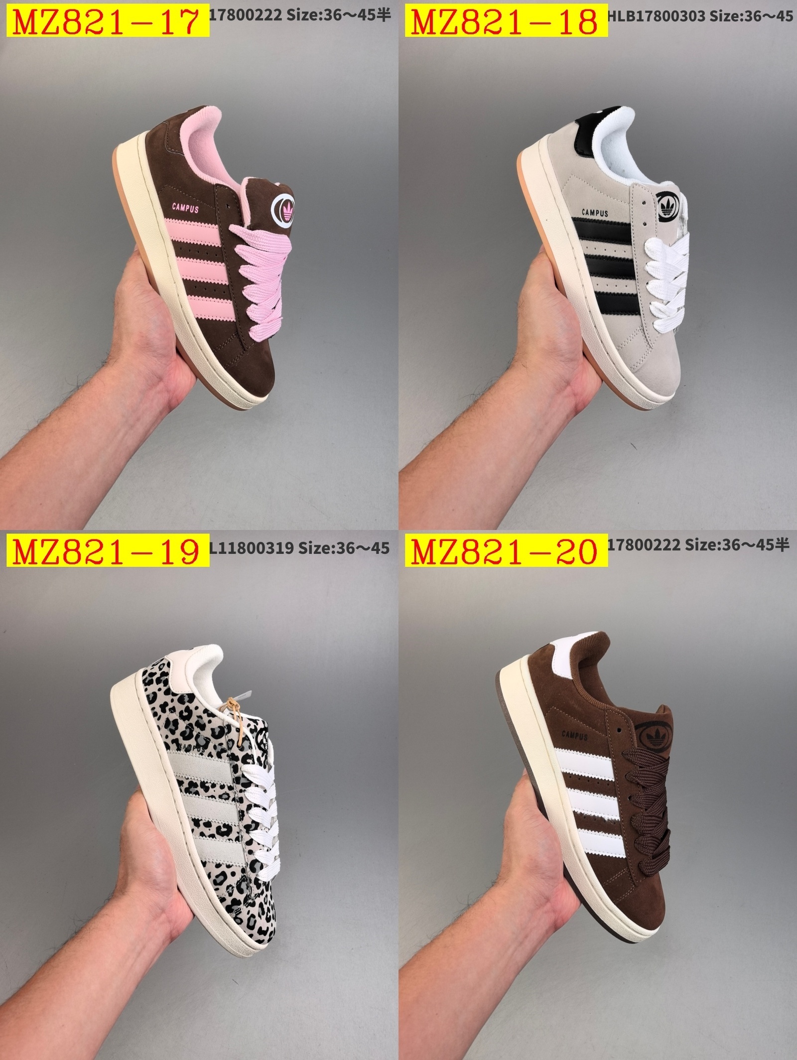 41$ Adidas Originals Campus 00s half size 36-45 915660 MZ821 gallery