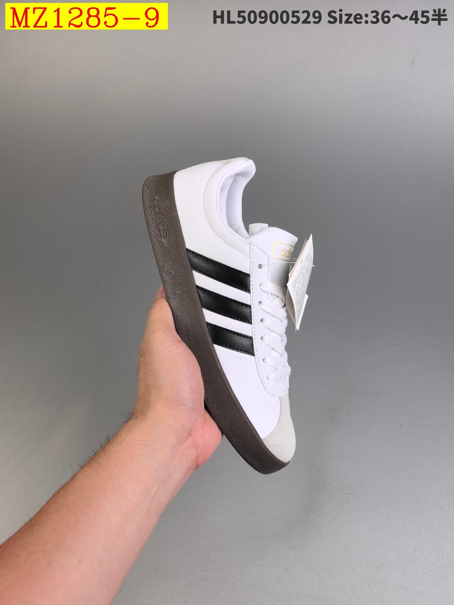 41$ Adidas VL COURT CLASSIC SHOES size 36-45 half 915870 MZ1285 gallery