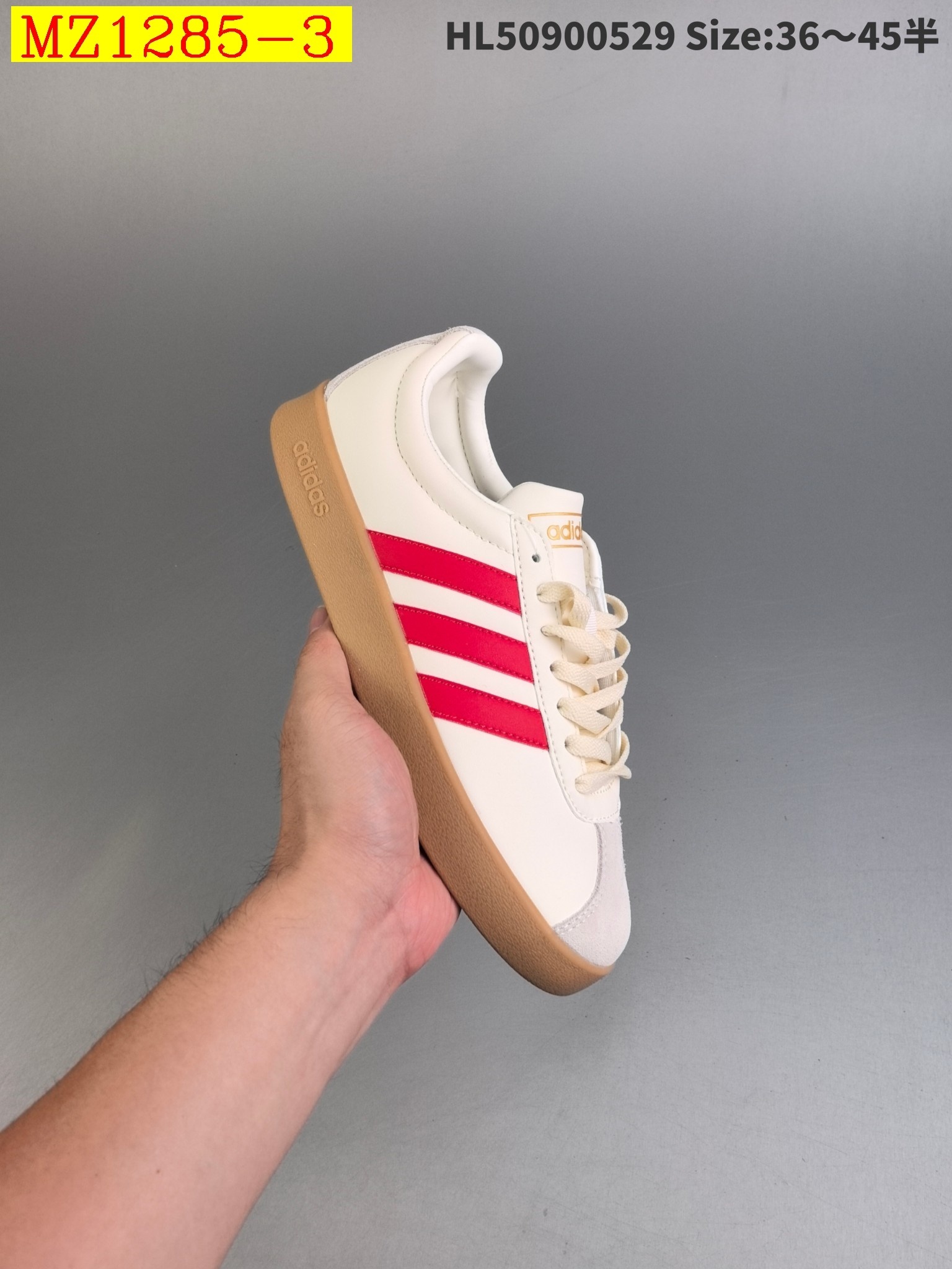 41$ Adidas VL COURT CLASSIC SHOES size 36-45 half 915870 MZ1285 gallery