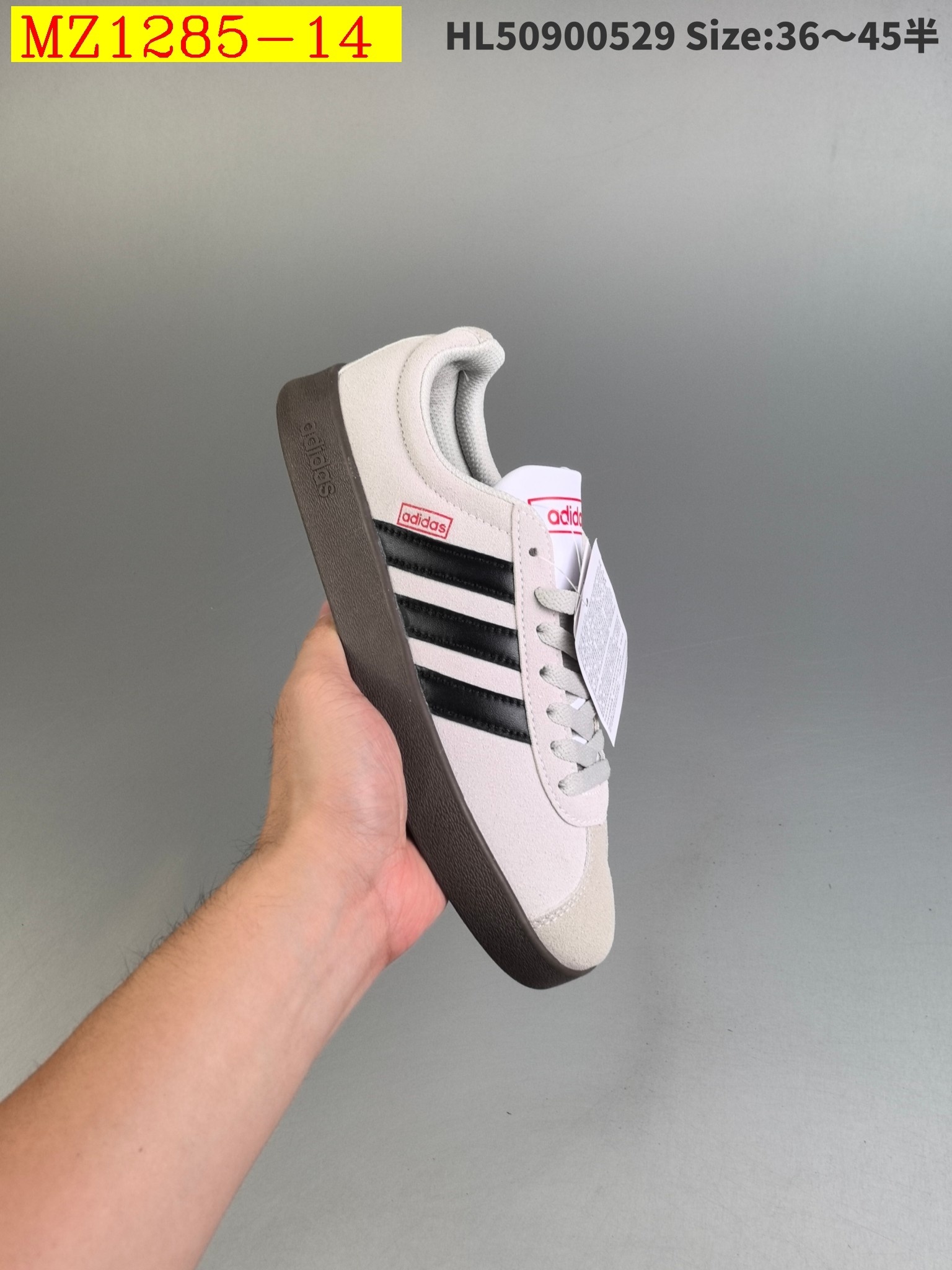 41$ Adidas VL COURT CLASSIC SHOES size 36-45 half 915870 MZ1285 gallery