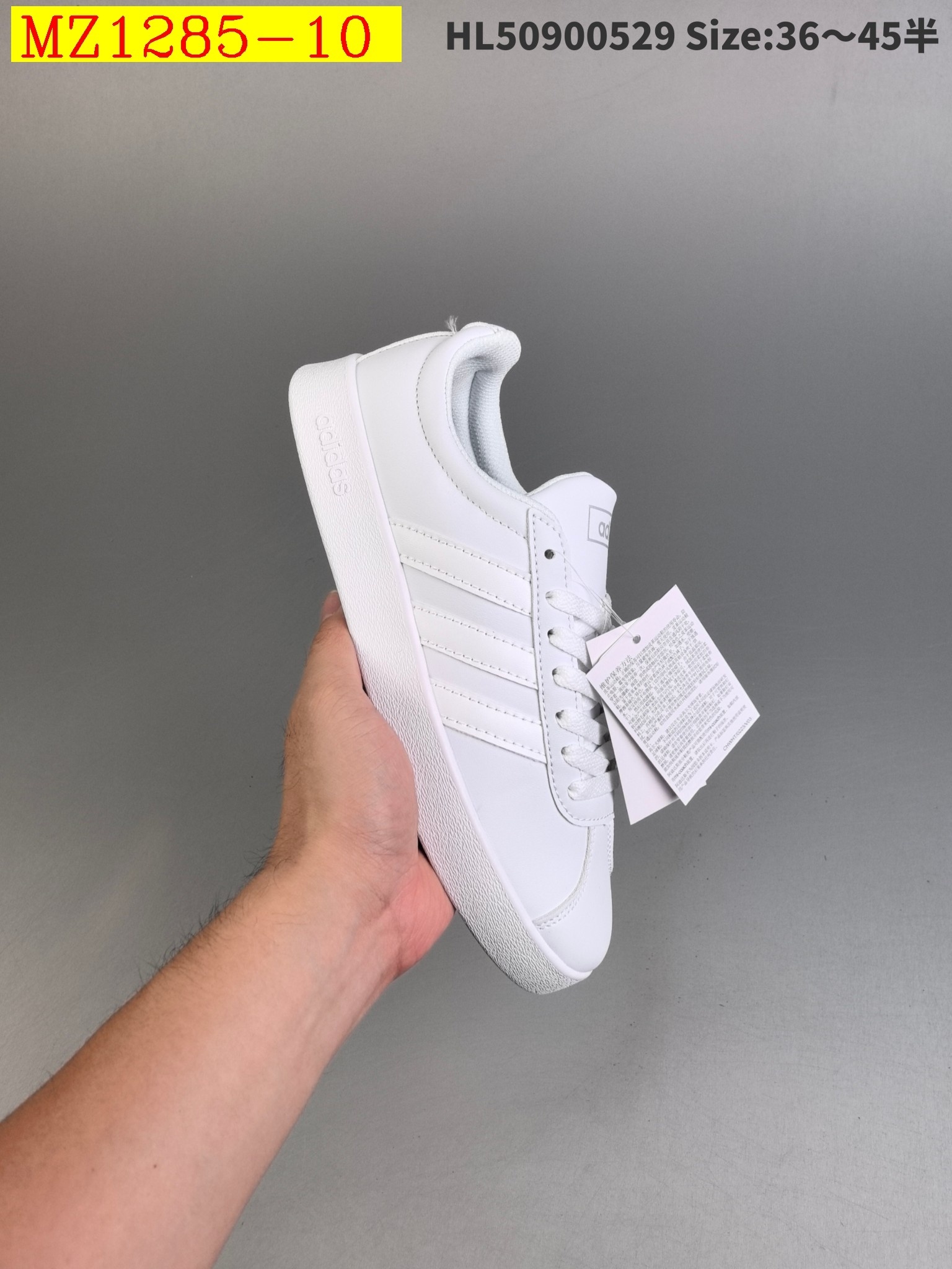 41$ Adidas VL COURT CLASSIC SHOES size 36-45 half 915870 MZ1285 gallery