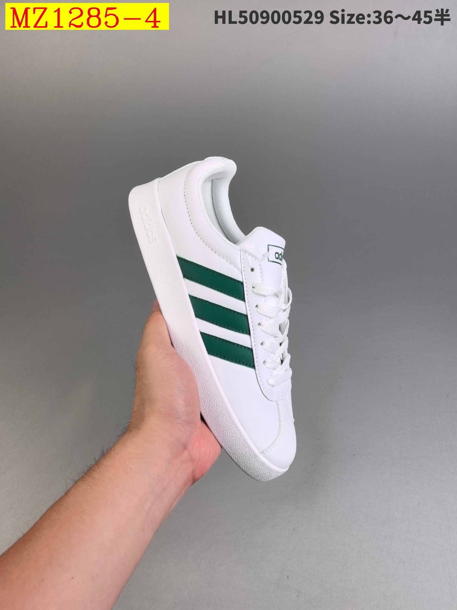 41$ Adidas VL COURT CLASSIC SHOES size 36-45 half 915870 MZ1285 gallery