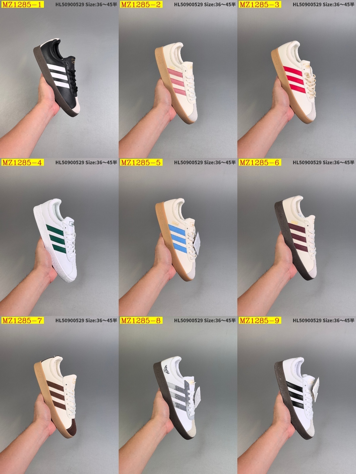 41$ Adidas VL COURT CLASSIC SHOES size 36-45 half 915870 MZ1285 gallery