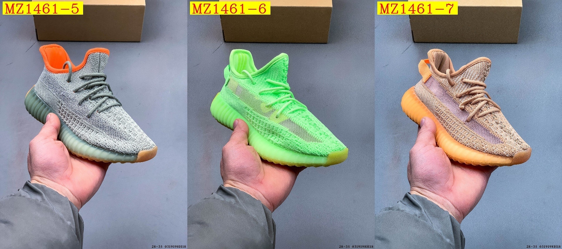 41$ Adidas YEEZY BOOST 350 V2 size 36-45 half 715890 MZ1461 gallery