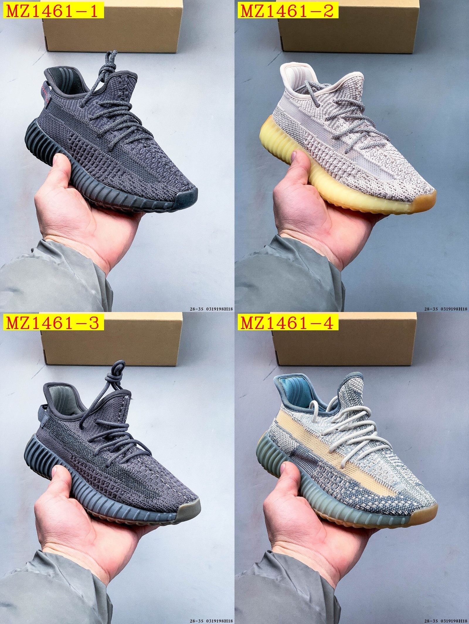 41$ Adidas YEEZY BOOST 350 V2 size 36-45 half 715890 MZ1461 gallery