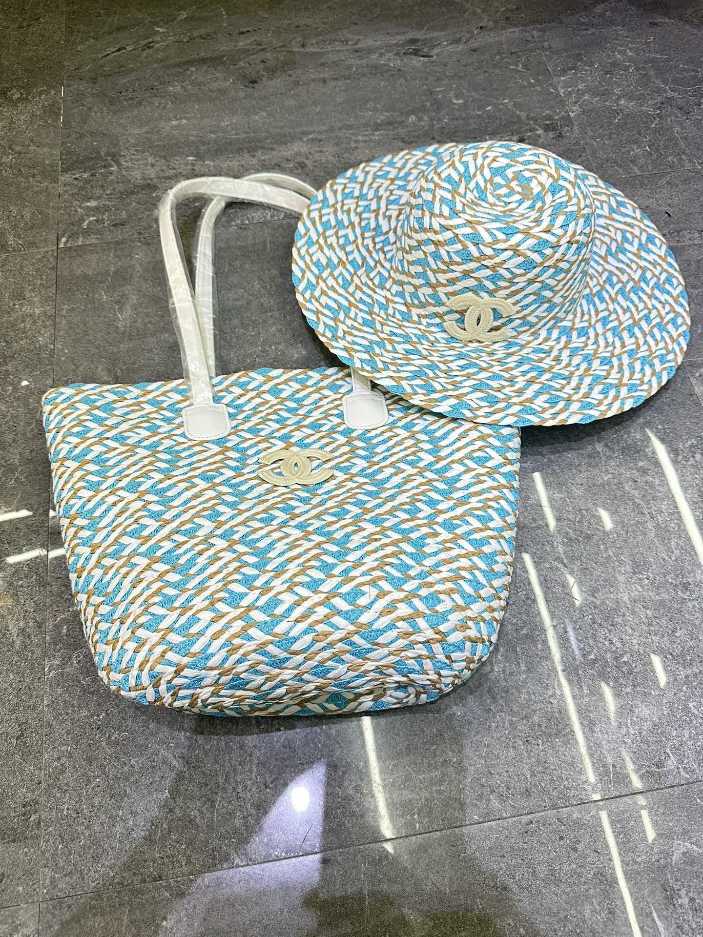 41$ CHANEL Beach hat set 317970 BR2150 gallery