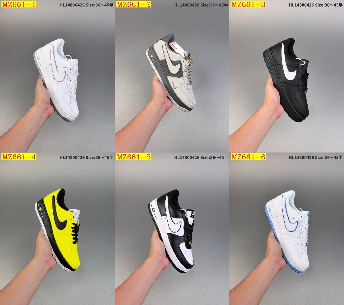 41$ Nike Air Force 1 07 Low half size 36-45 517620 MZ661 gallery