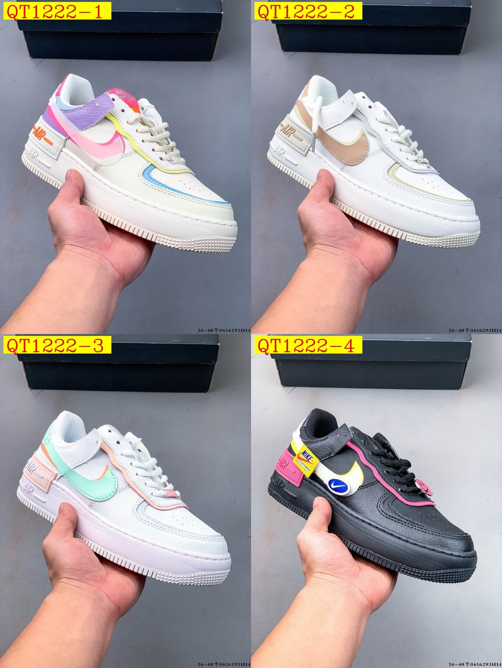 41$ Nike Air Force 1 Shadow Size 36-40 413450 QT1222 gallery