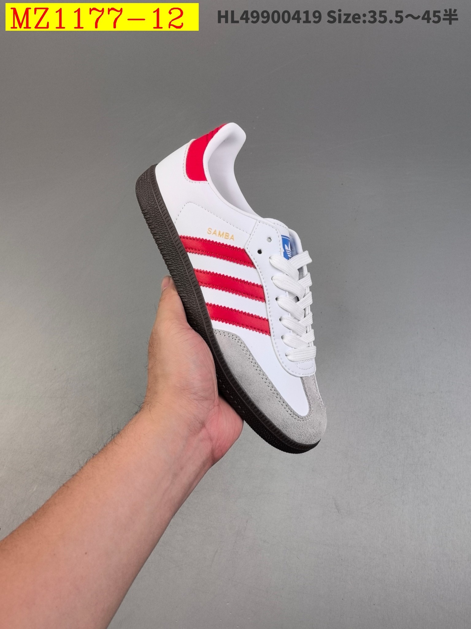 41$ adidas Originals Samba OG size 36-45 half 917870 MZ1177 gallery