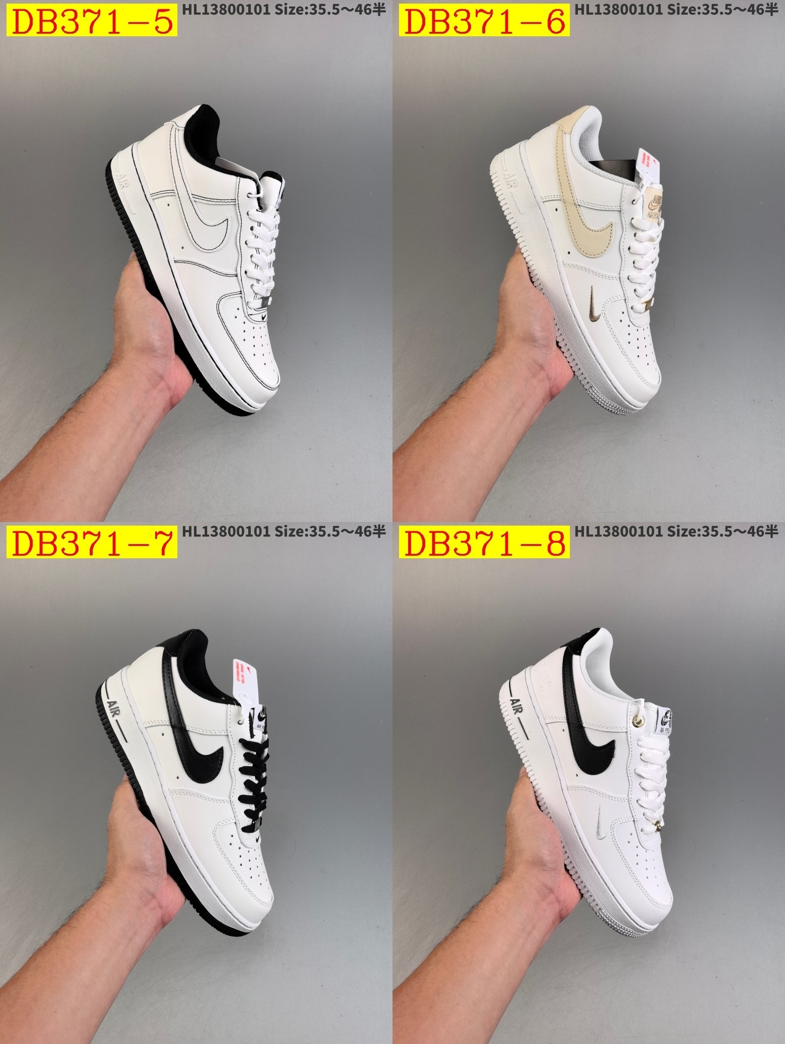 41$ dh Nike AIR FORCE 1 07 Half size 36-45 51261024817 DB371_20251110_011801 gallery