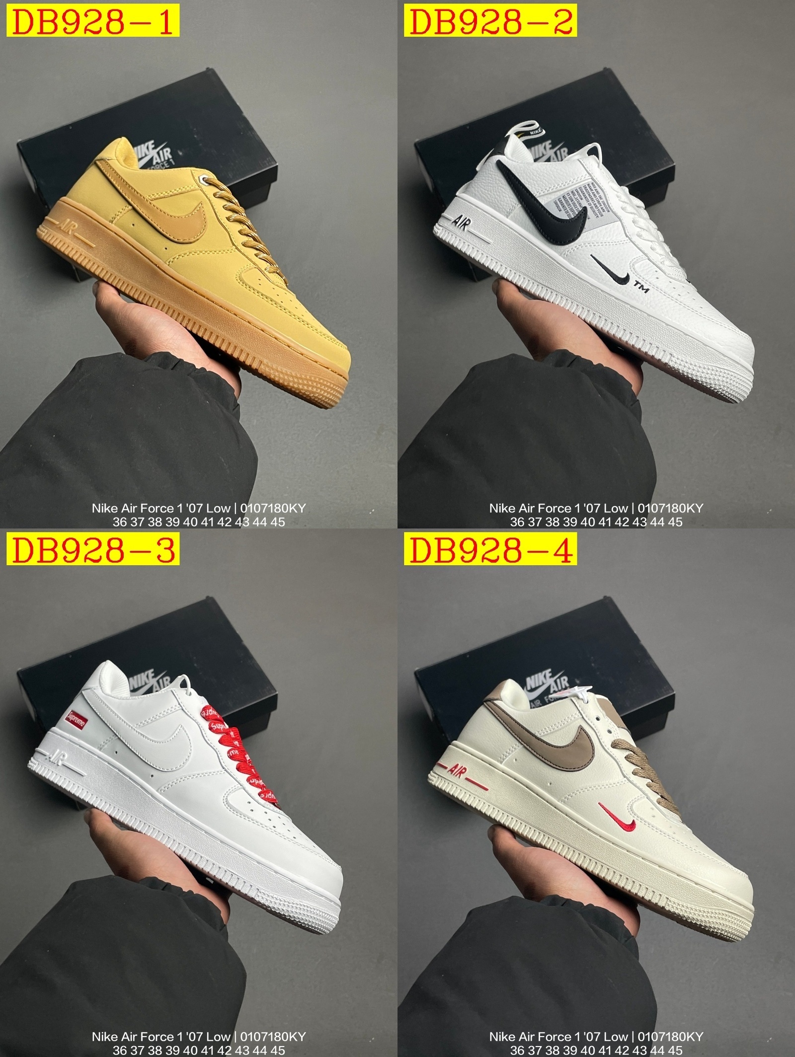 41$ dh Nike Air Force 1 07 Low size 36-45 31562024818 DB928 gallery