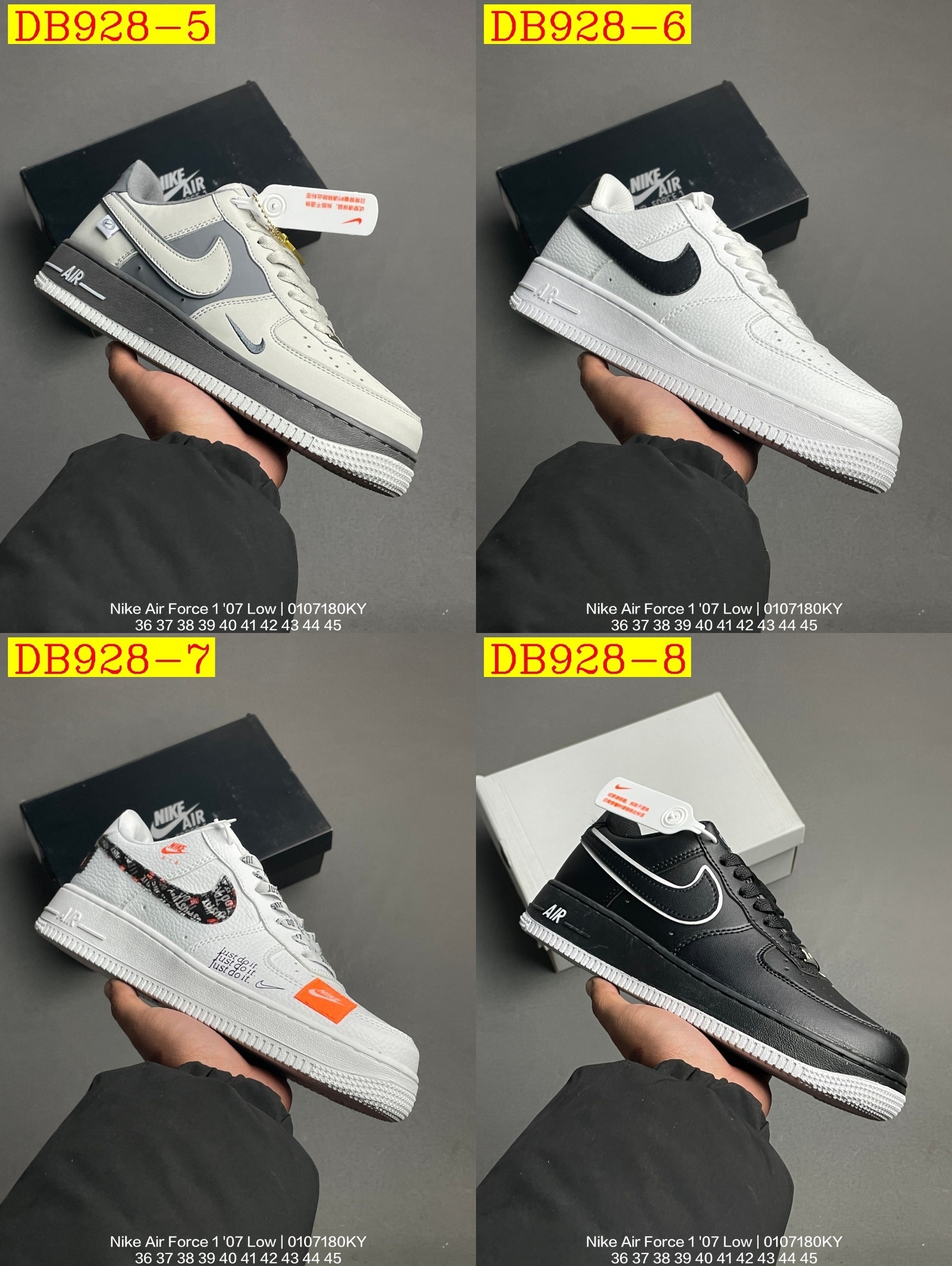 41$ dh Nike Air Force 1 07 Low size 36-45 31562024818 DB928 gallery