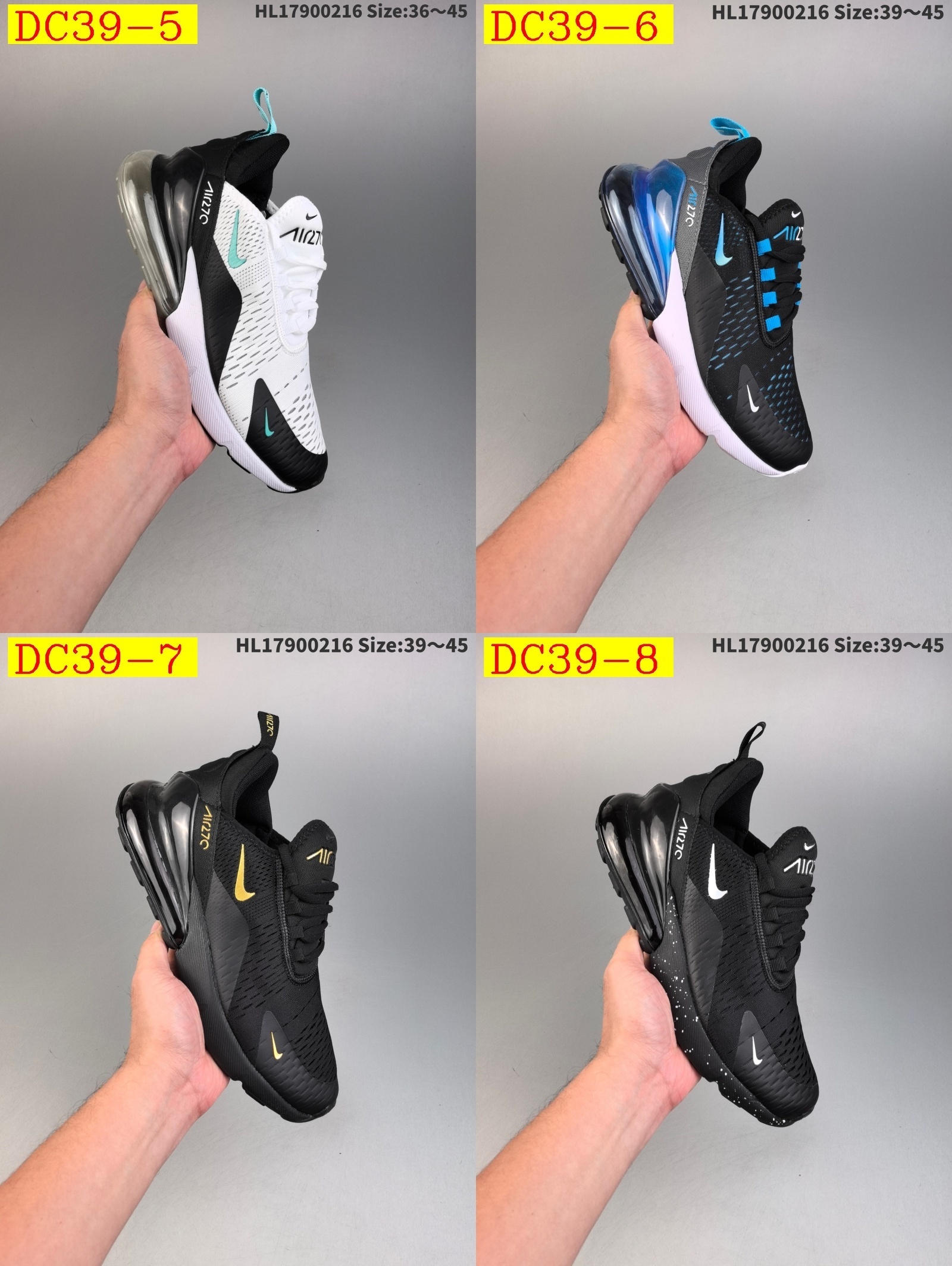 41$ dh Nike Air Max 270 size 35-45 71485024815 DC39 gallery
