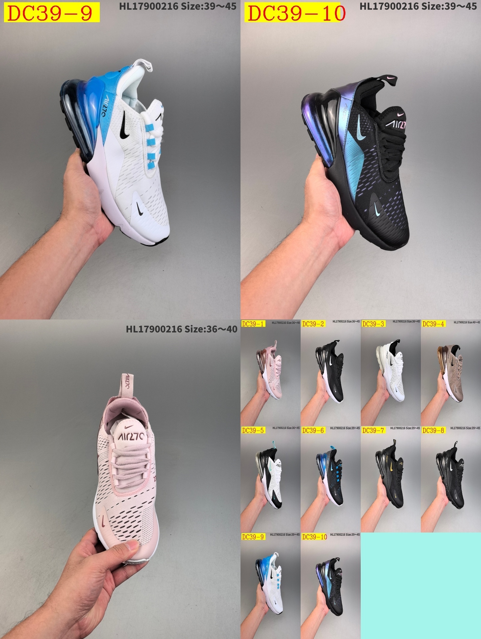 41$ dh Nike Air Max 270 size 35-45 71485024815 DC39 gallery